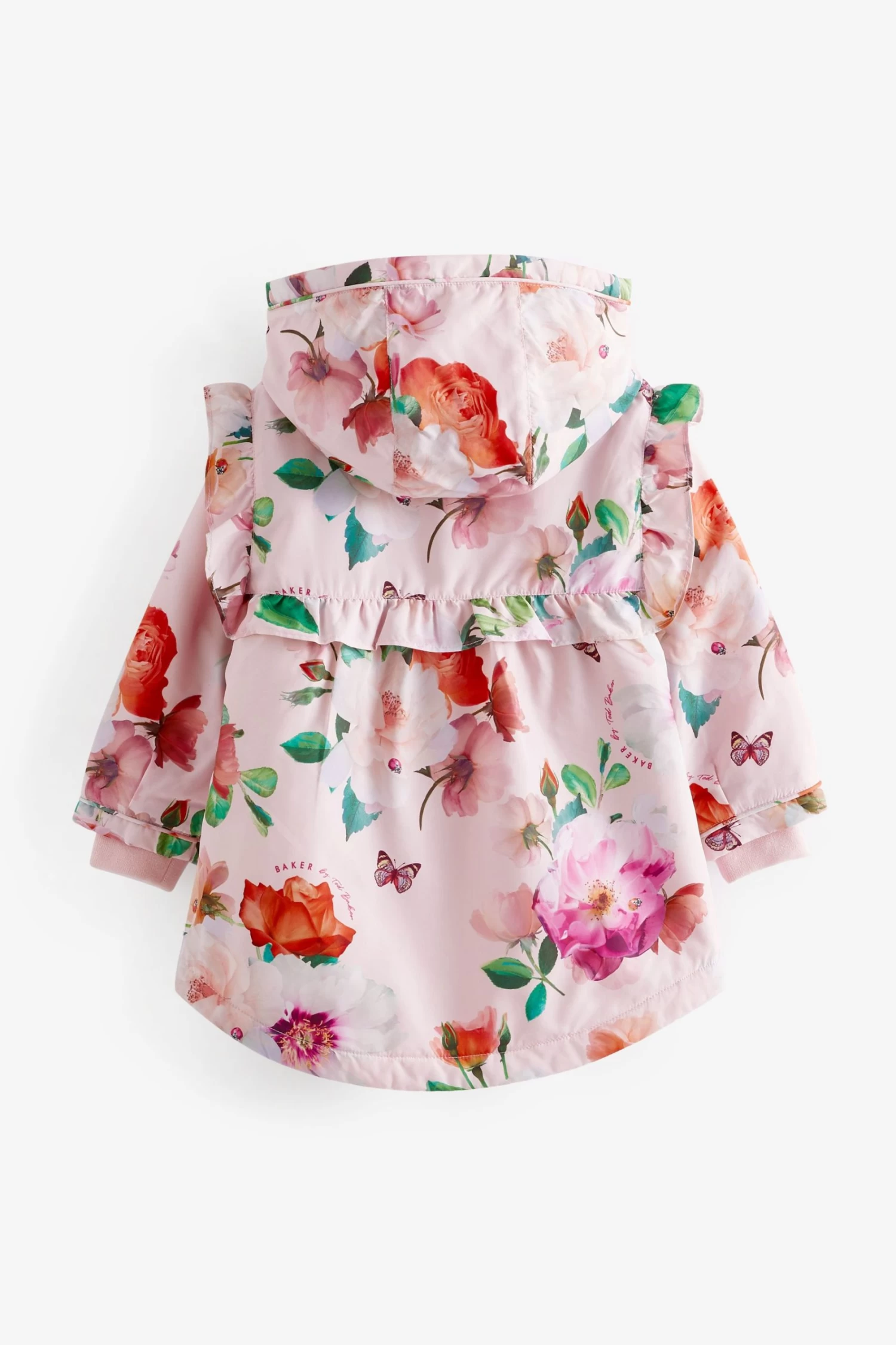 Baker By Ted Baker Pink Floral Rain Mac - Image 7