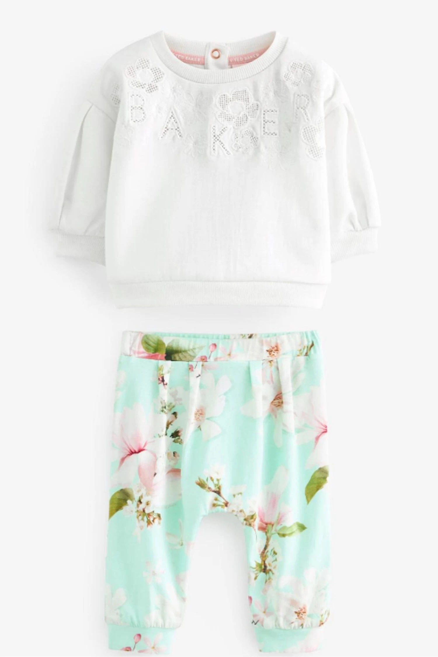 Baker By Ted Baker Legging And Embroidered Sweater Set - Image 2