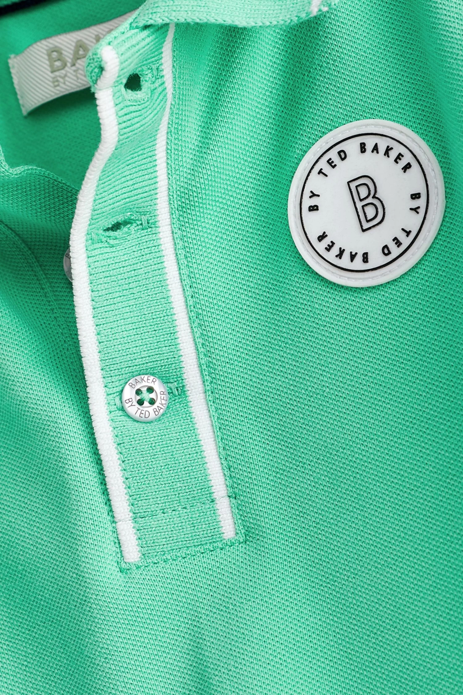 Baker By Ted Baker Pique Polo Shirt - Image 3