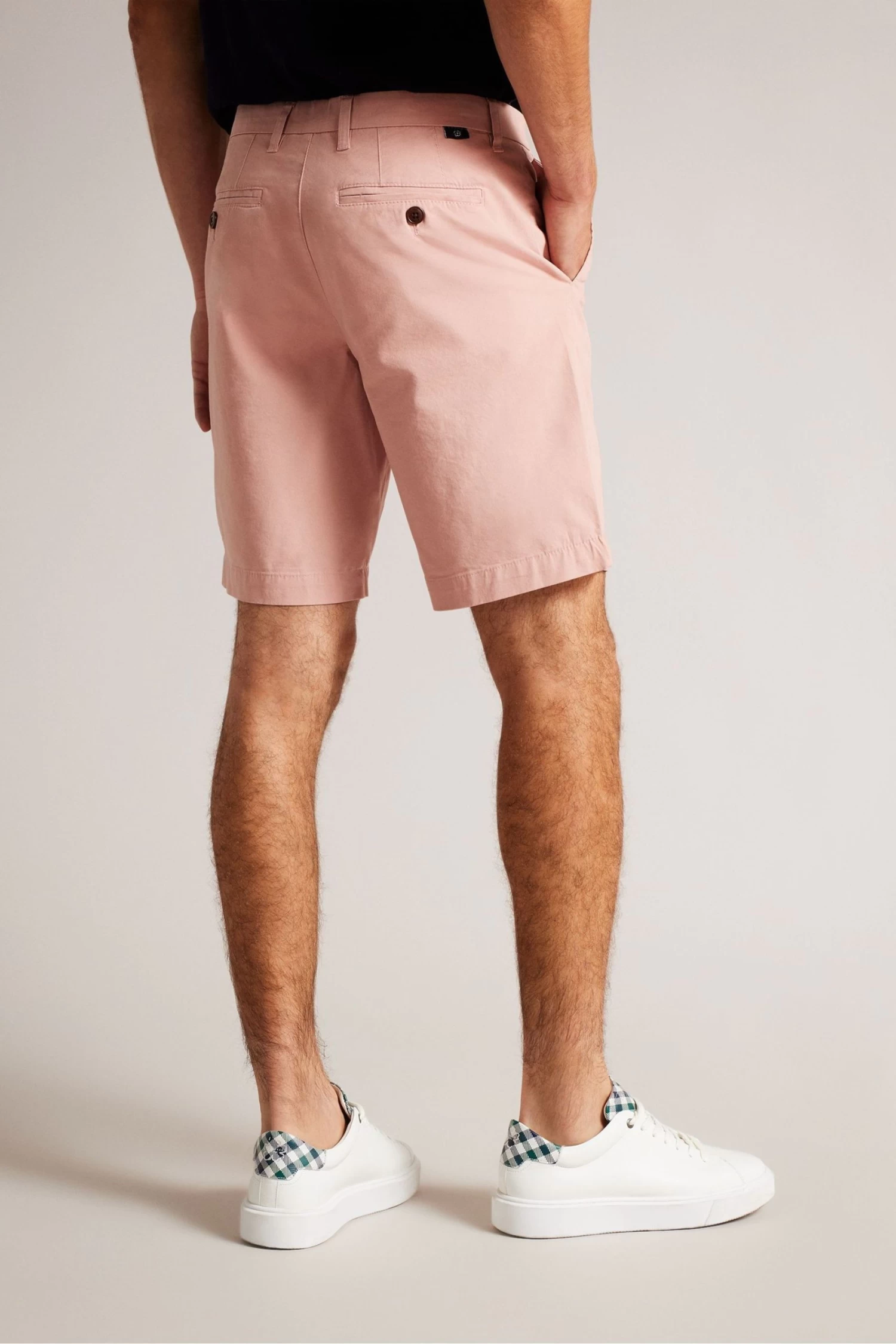 Ted Baker Pink Ashfrd Mid Chino Shorts - Image 2
