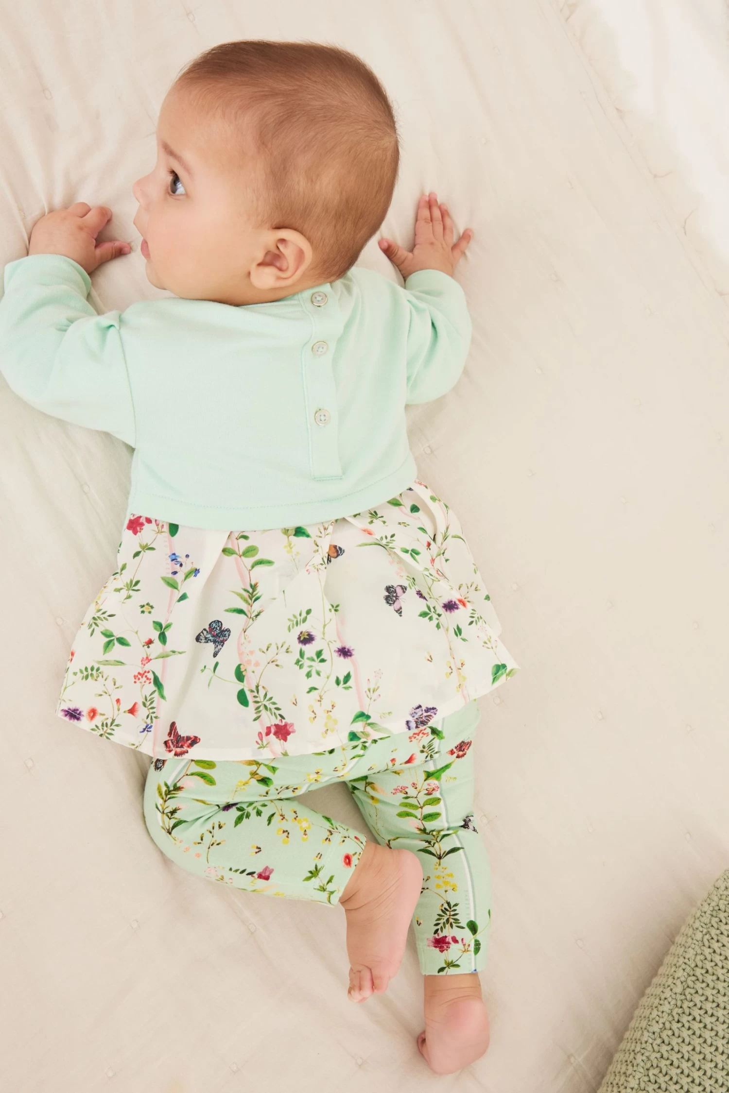 Baker By Ted Baker Mint Green Legging And Peplum Sweater Set - Image 2