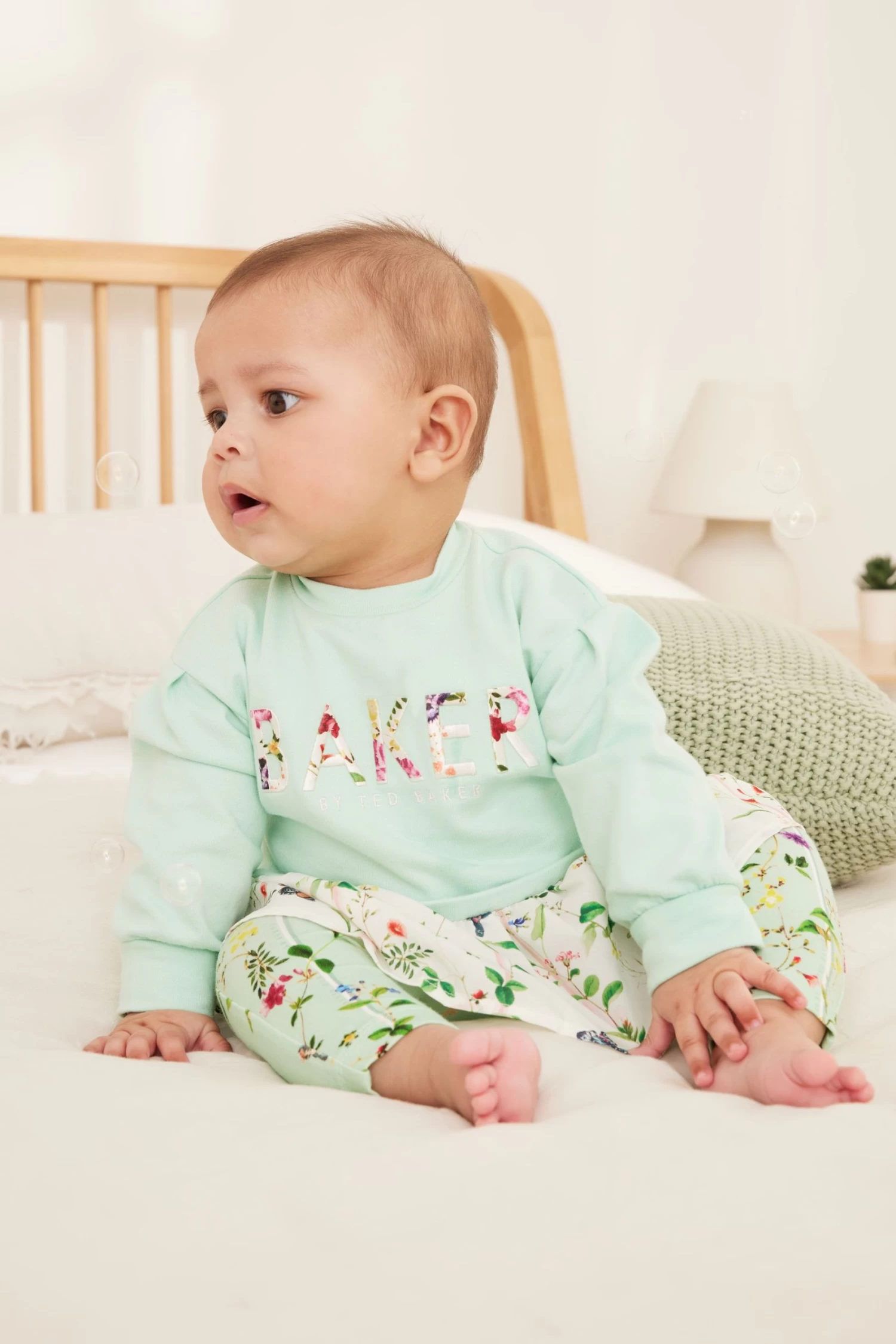 Baker By Ted Baker Mint Green Legging And Peplum Sweater Set - Image 4