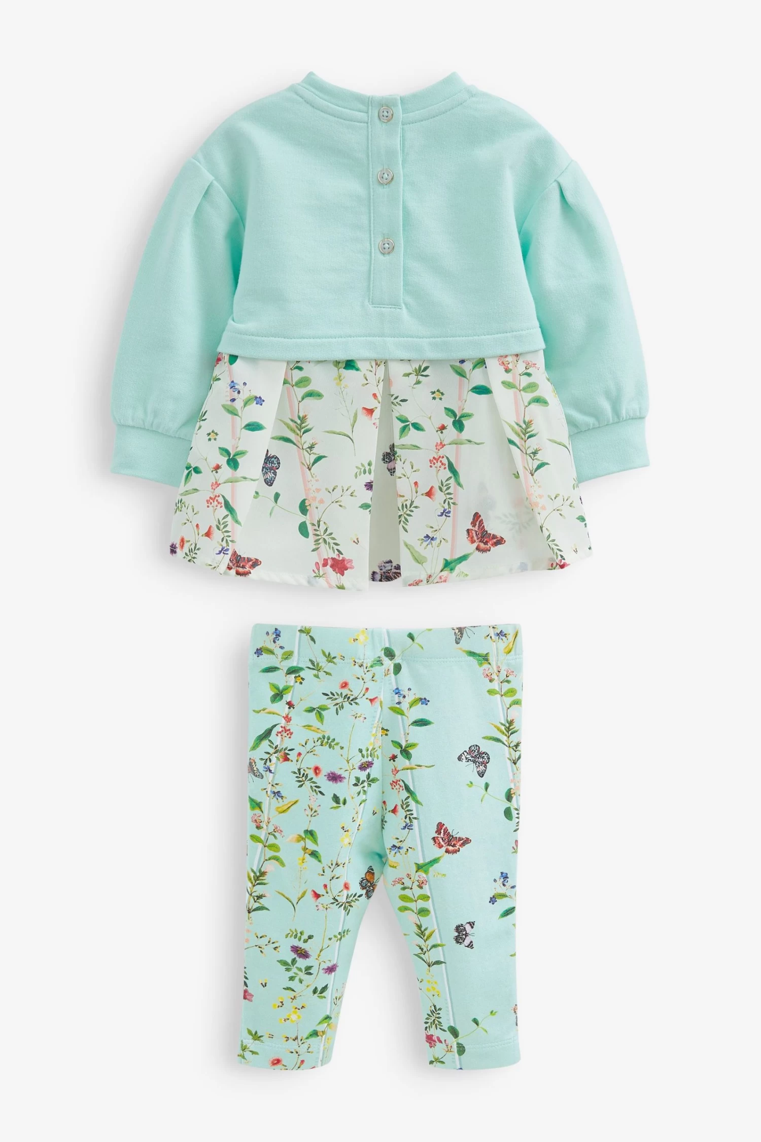 Baker By Ted Baker Mint Green Legging And Peplum Sweater Set - Image 7