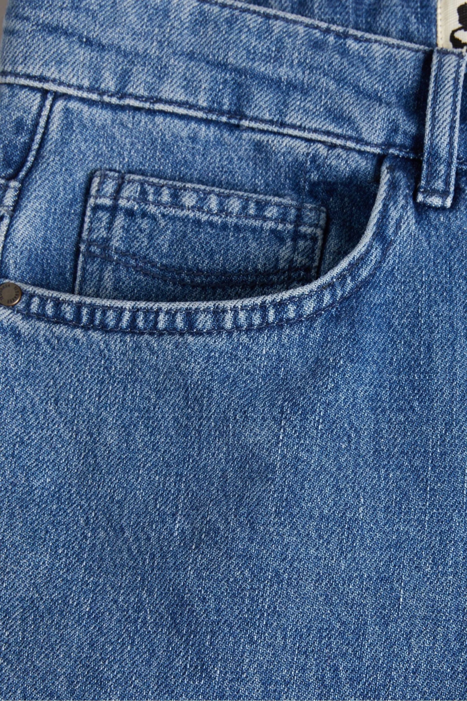 Ted Baker Blue Kinstun Cropped Leg Denim Jeans - Image 4