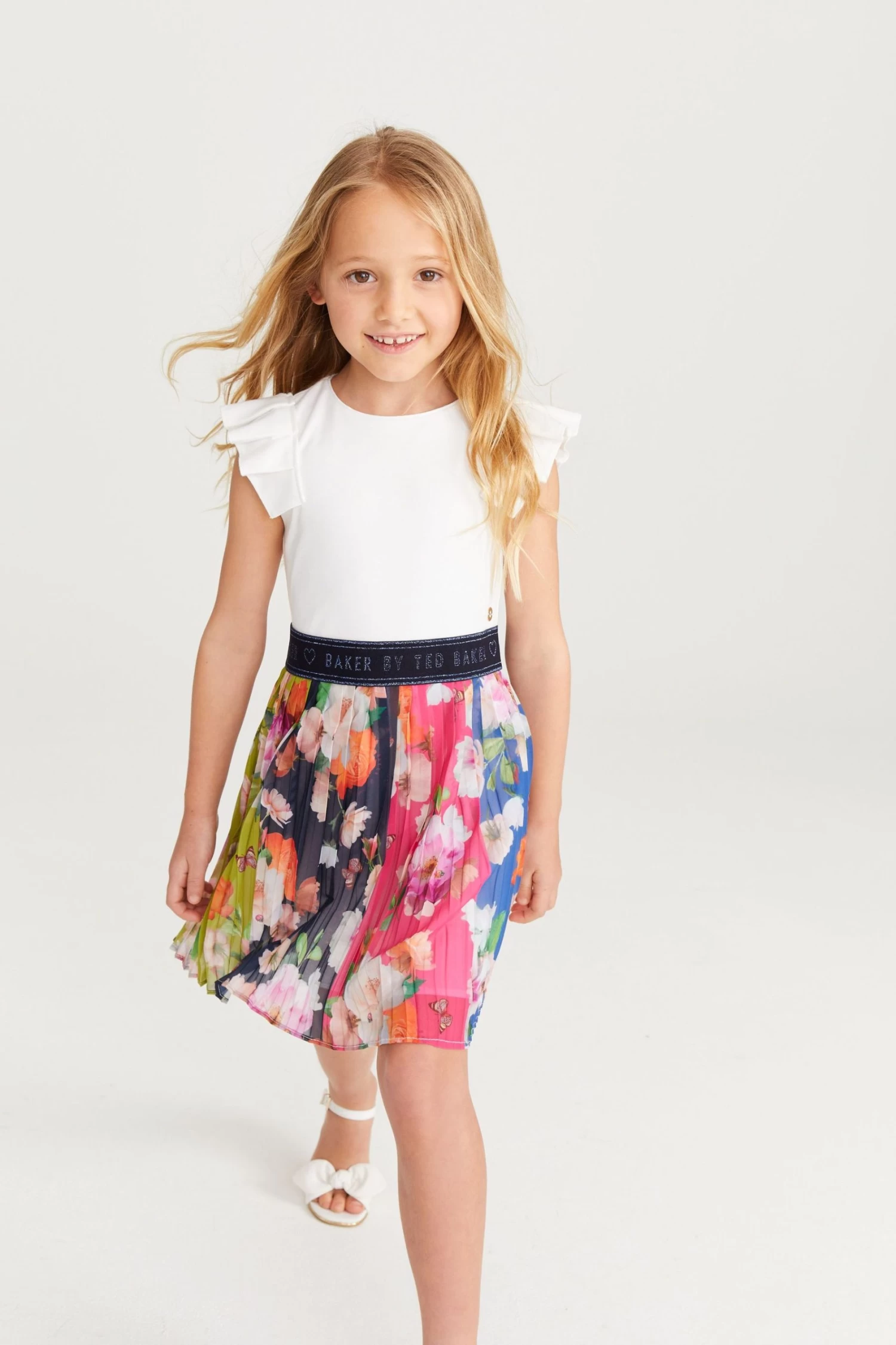 Baker By Ted Baker Multi Pleated Mockable Dress - Image 2