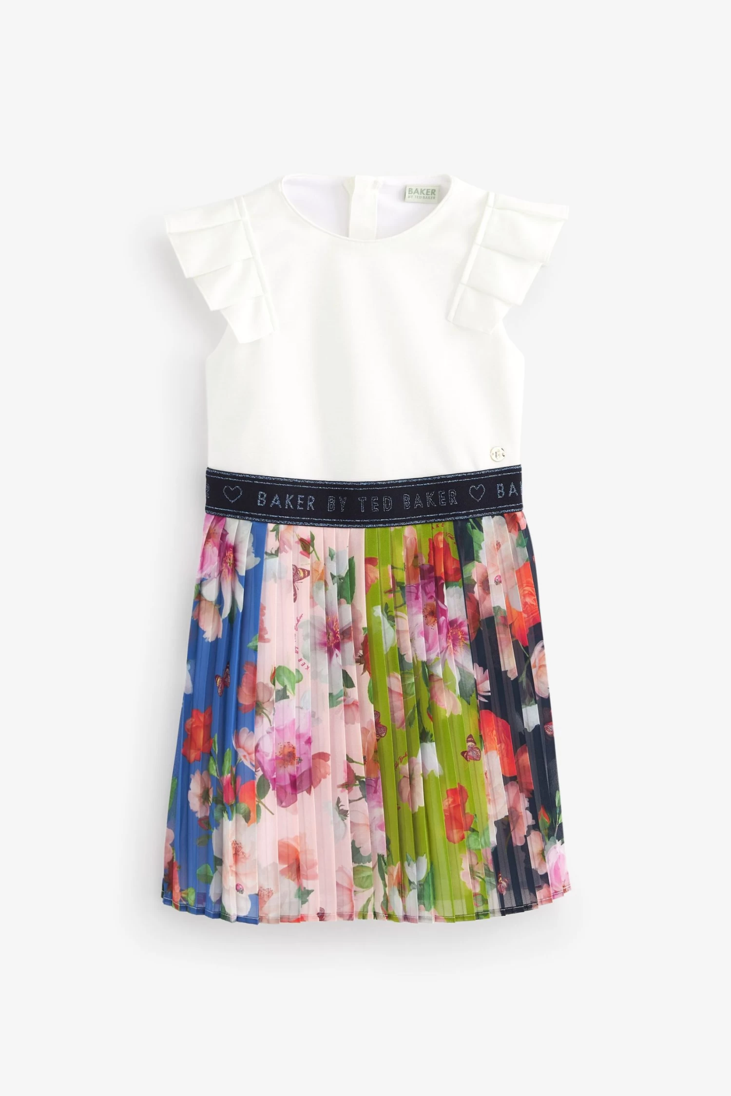 Baker By Ted Baker Multi Pleated Mockable Dress - Image 5