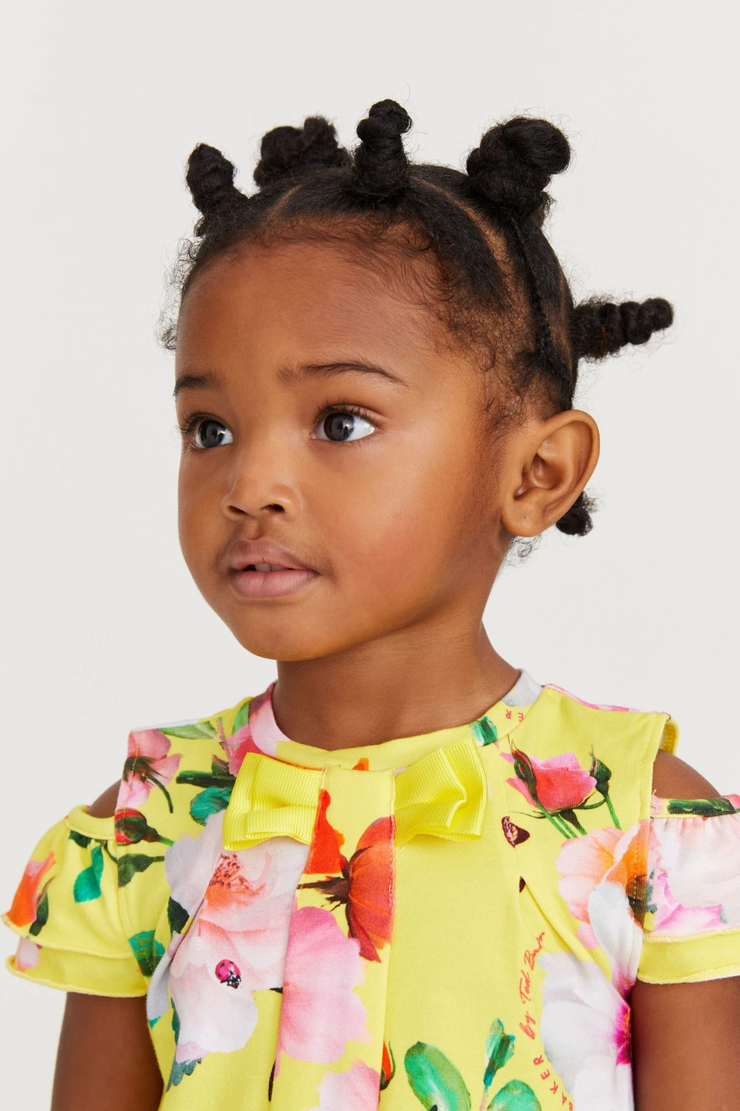 Baker By Ted Baker Yellow Floral Jersey Dress - Image 5