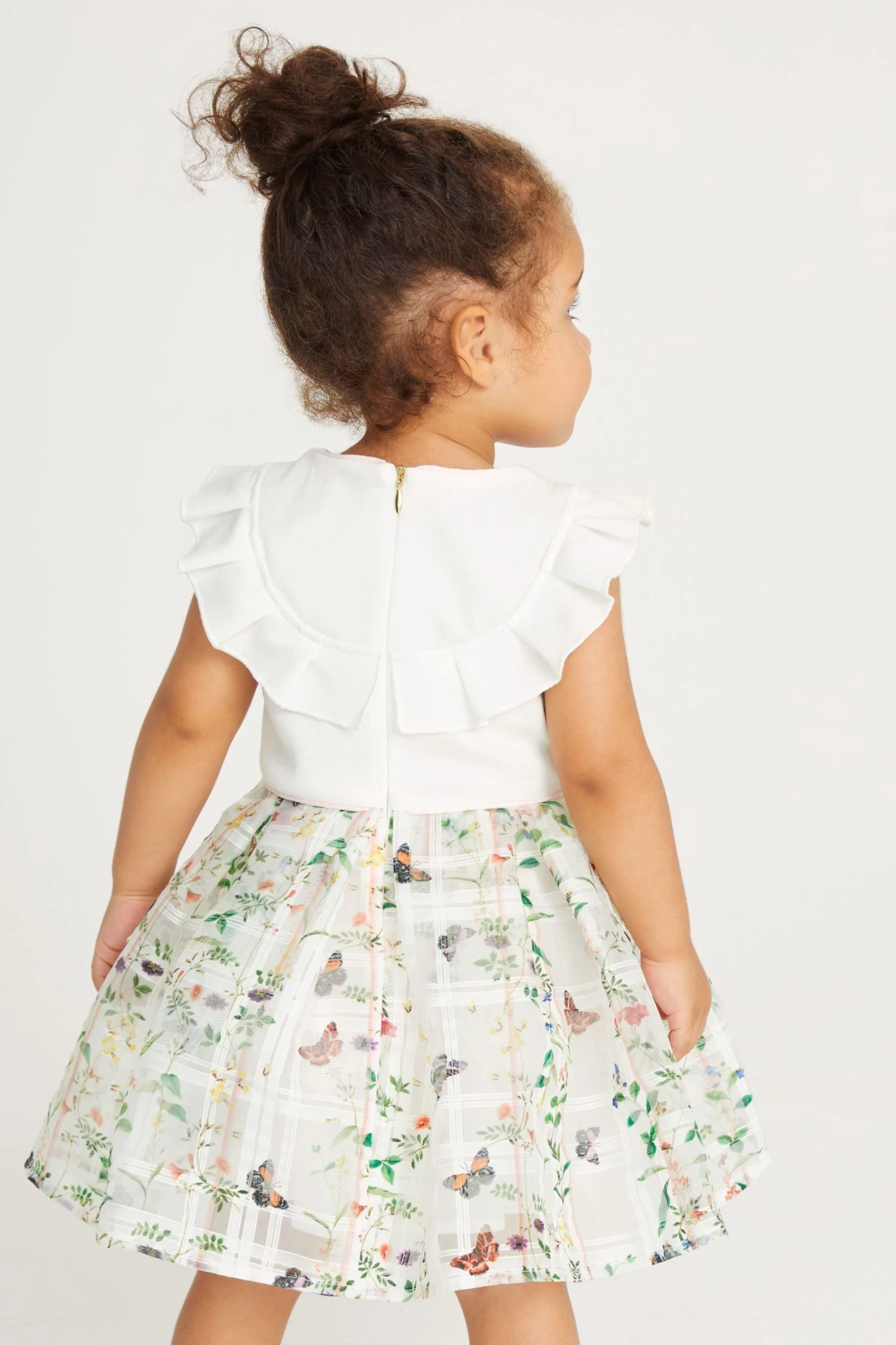 Baker By Ted Baker White Burnout Mockable Dress - Image 3