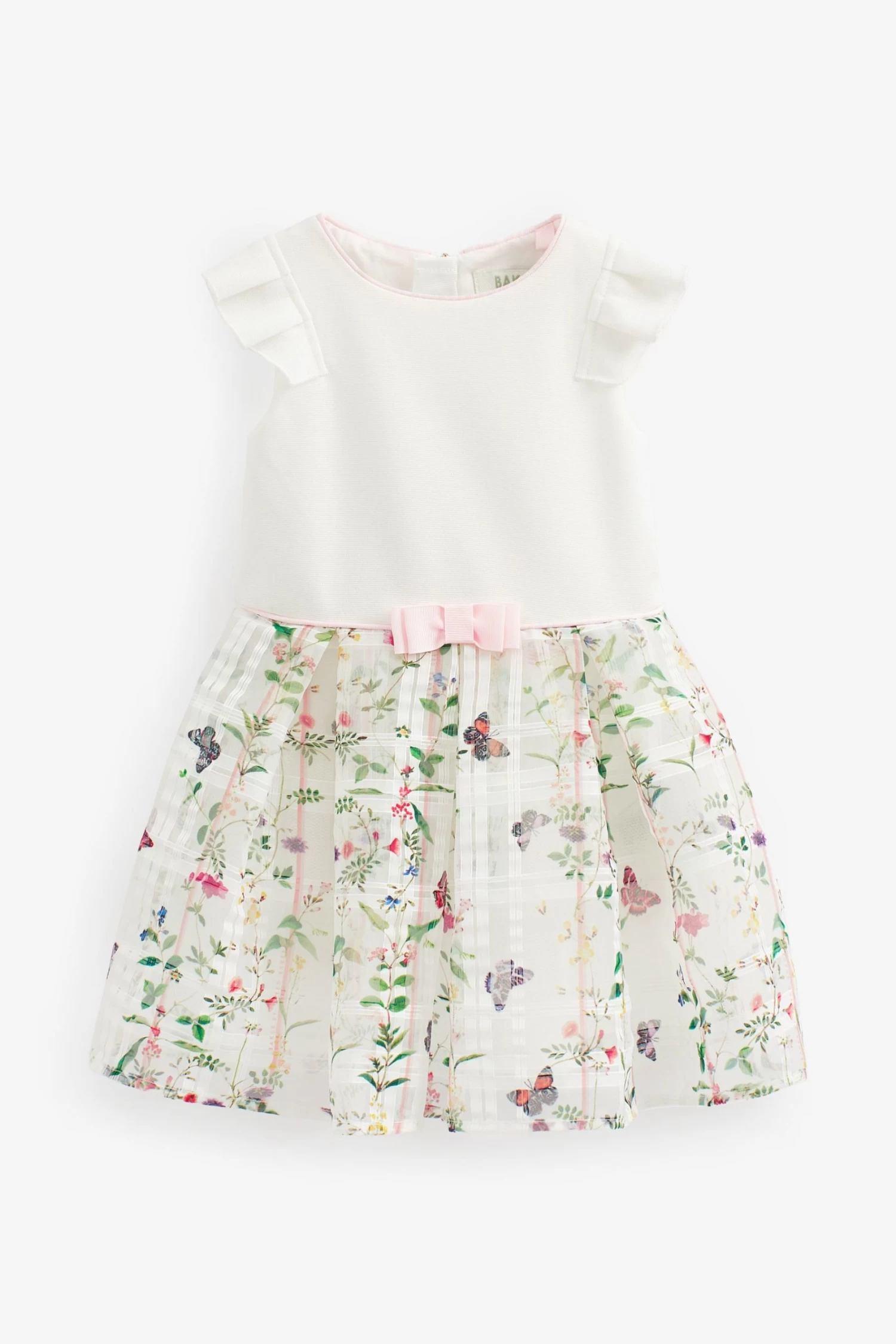 Baker By Ted Baker White Burnout Mockable Dress - Image 5