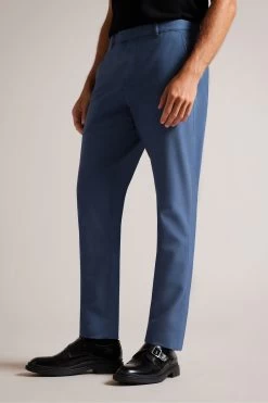 Ted Baker Blue Portmay Irvine Slim Fit Trousers
