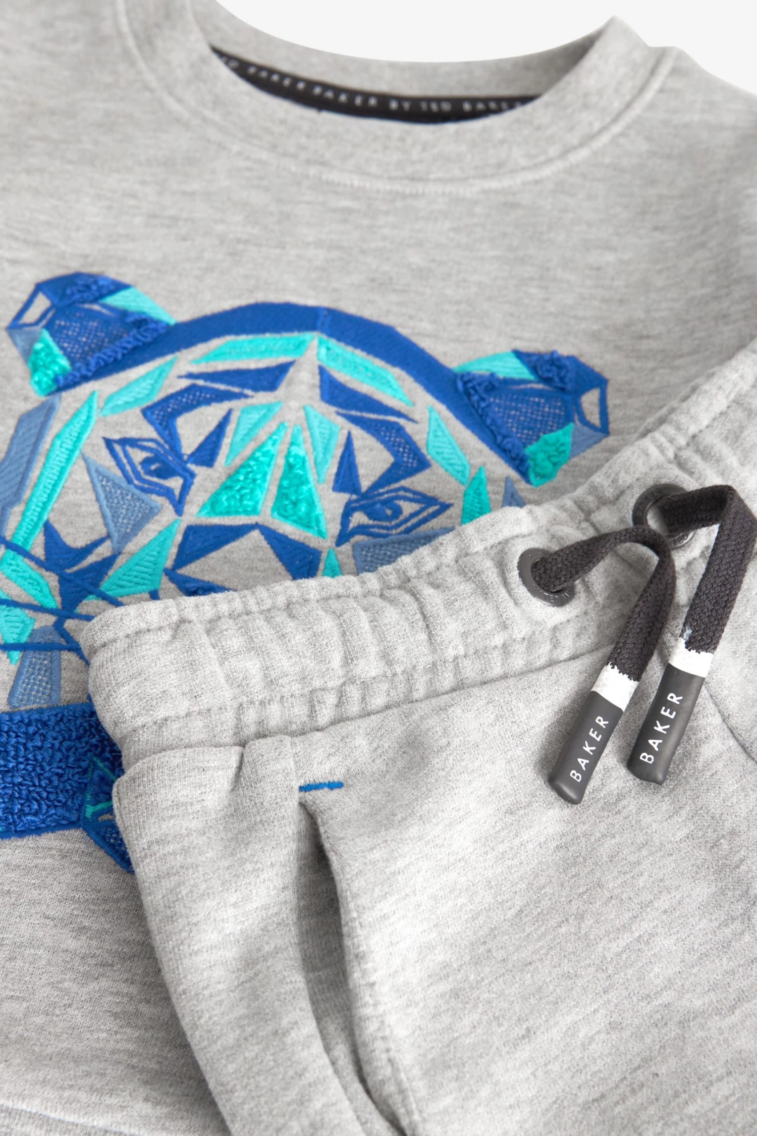Baker By Ted Baker Grey Tiger Sweater And Jogger Set - Image 9