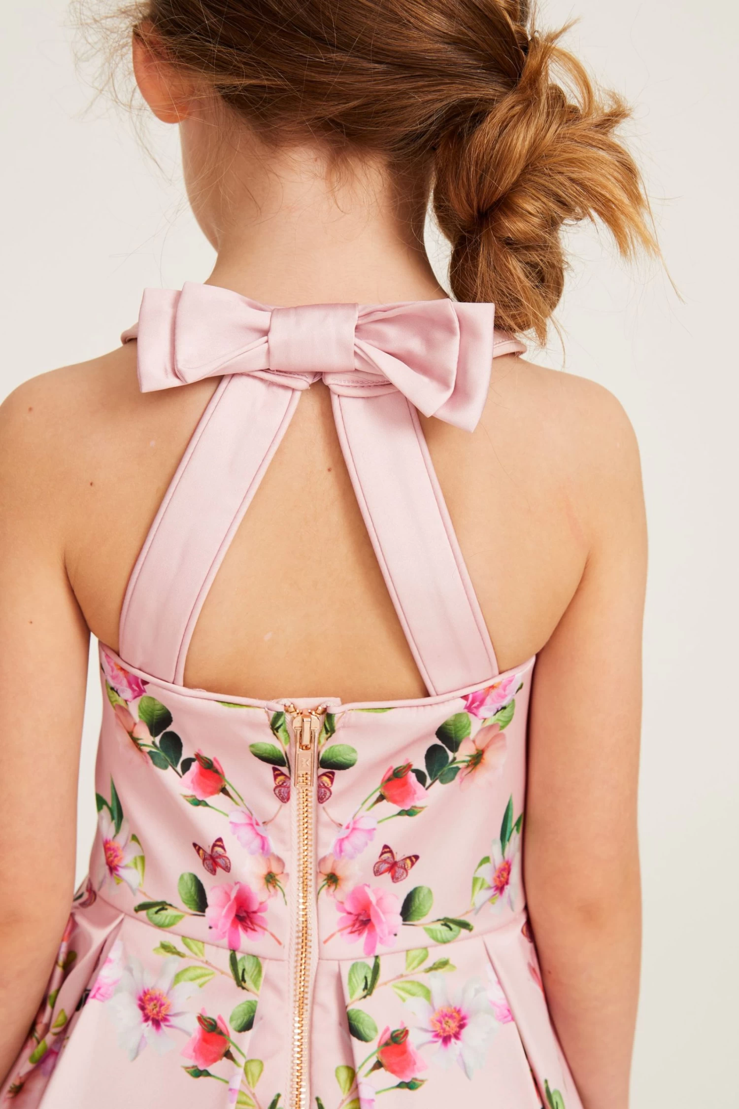 Baker By Ted Baker Pink Halter Neck Floral Dress - Image 5