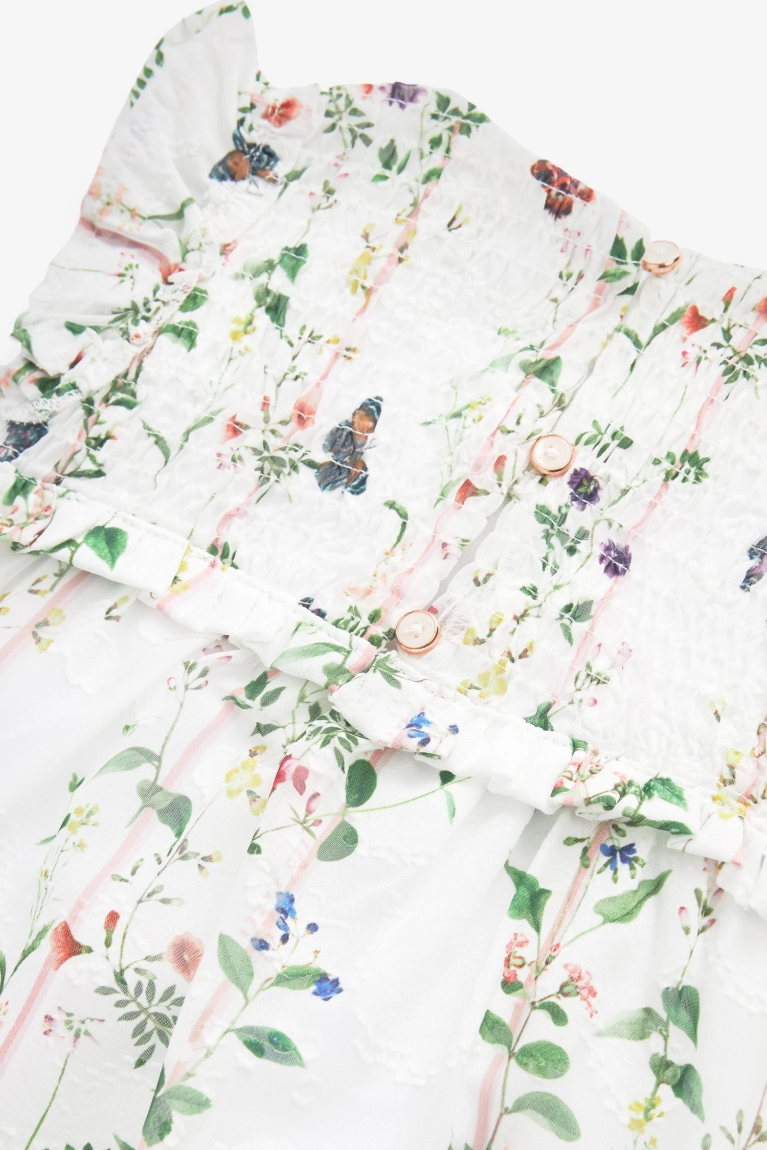 Baker By Ted Baker White Floral Romper And Headband Set - Image 4