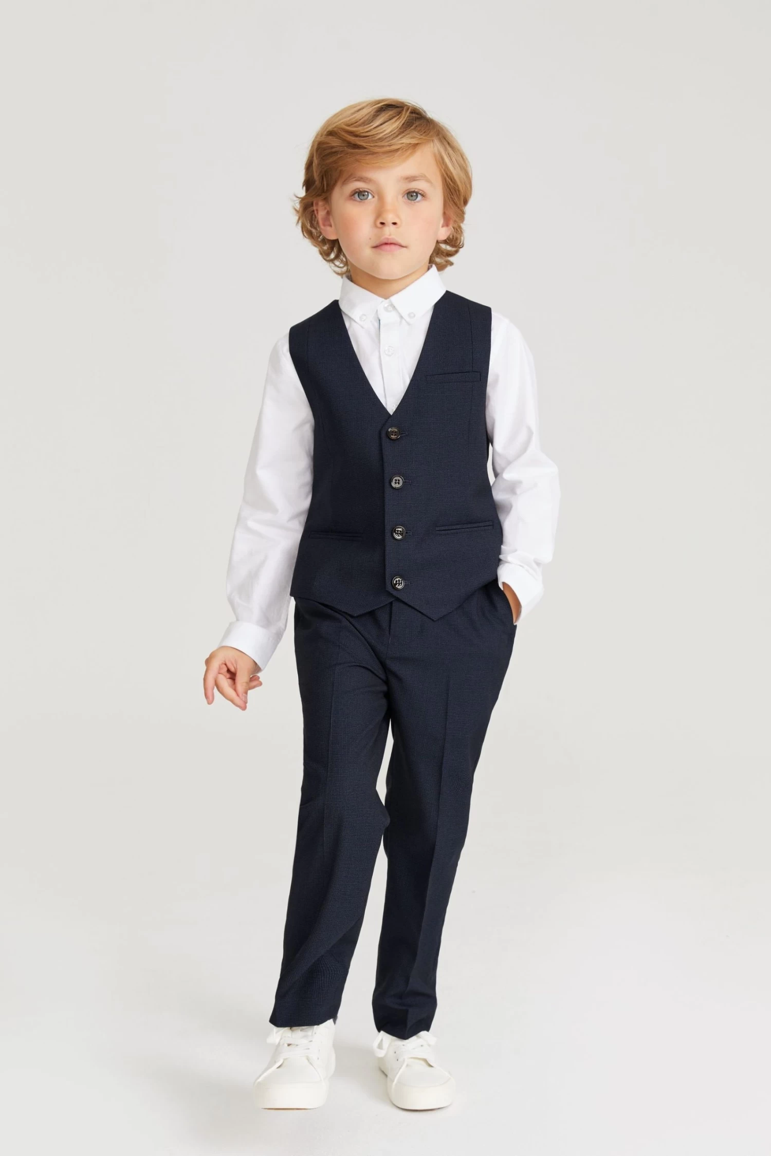 Baker By Ted Baker Navy Waistcoat