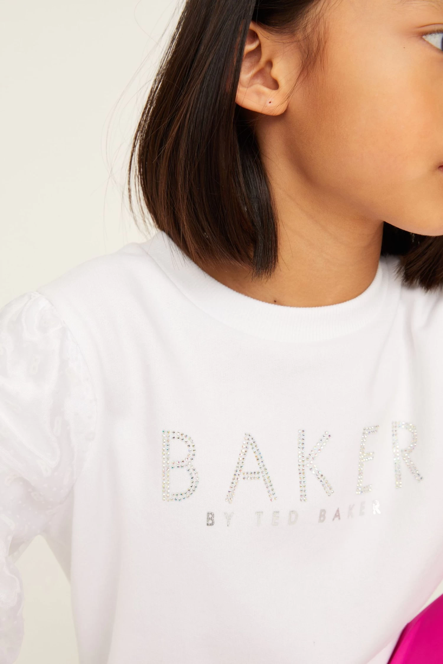 Baker By Ted Baker White Organza Sweatshirt - Image 6