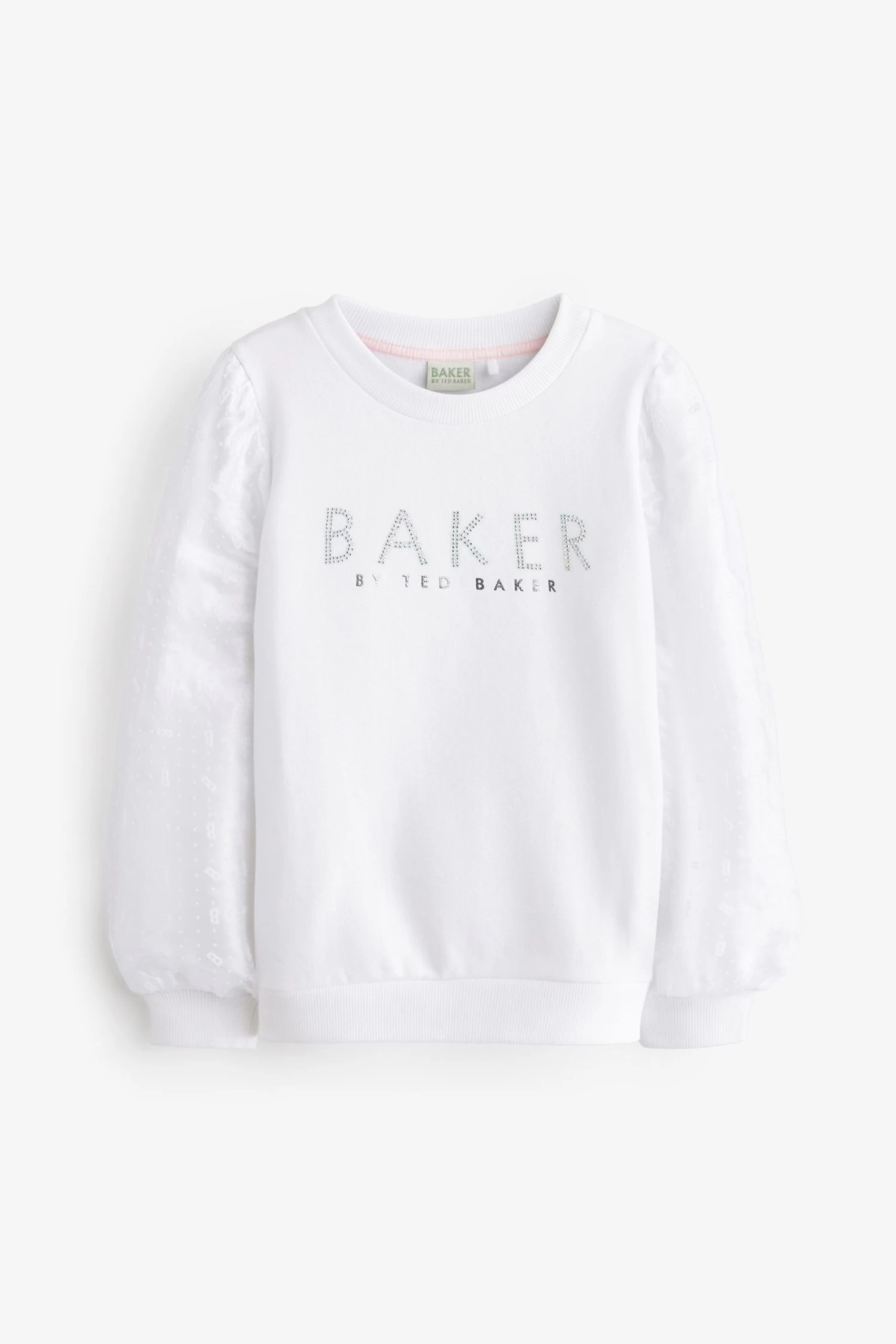 Baker By Ted Baker White Organza Sweatshirt - Image 7