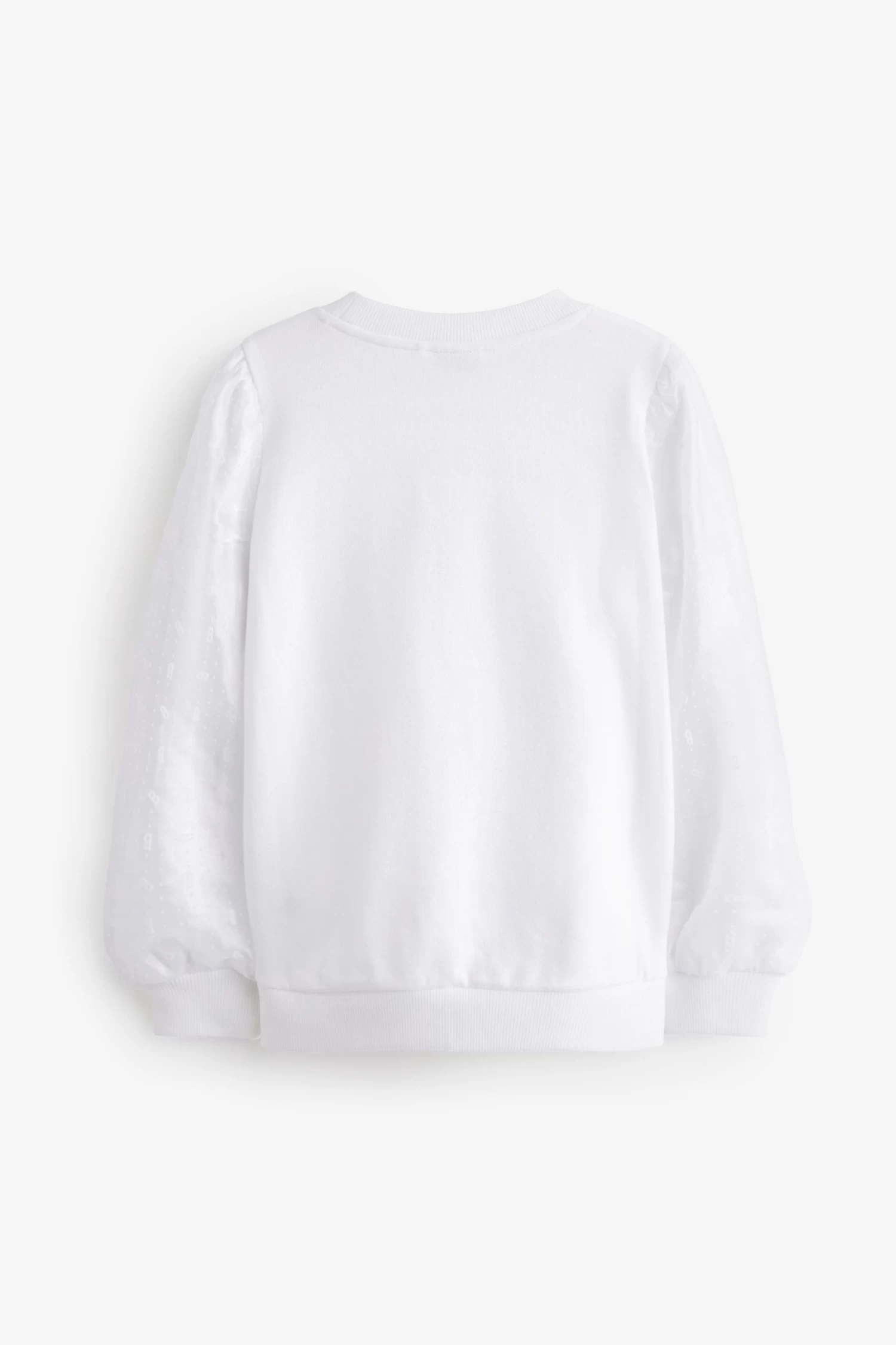 Baker By Ted Baker White Organza Sweatshirt - Image 8