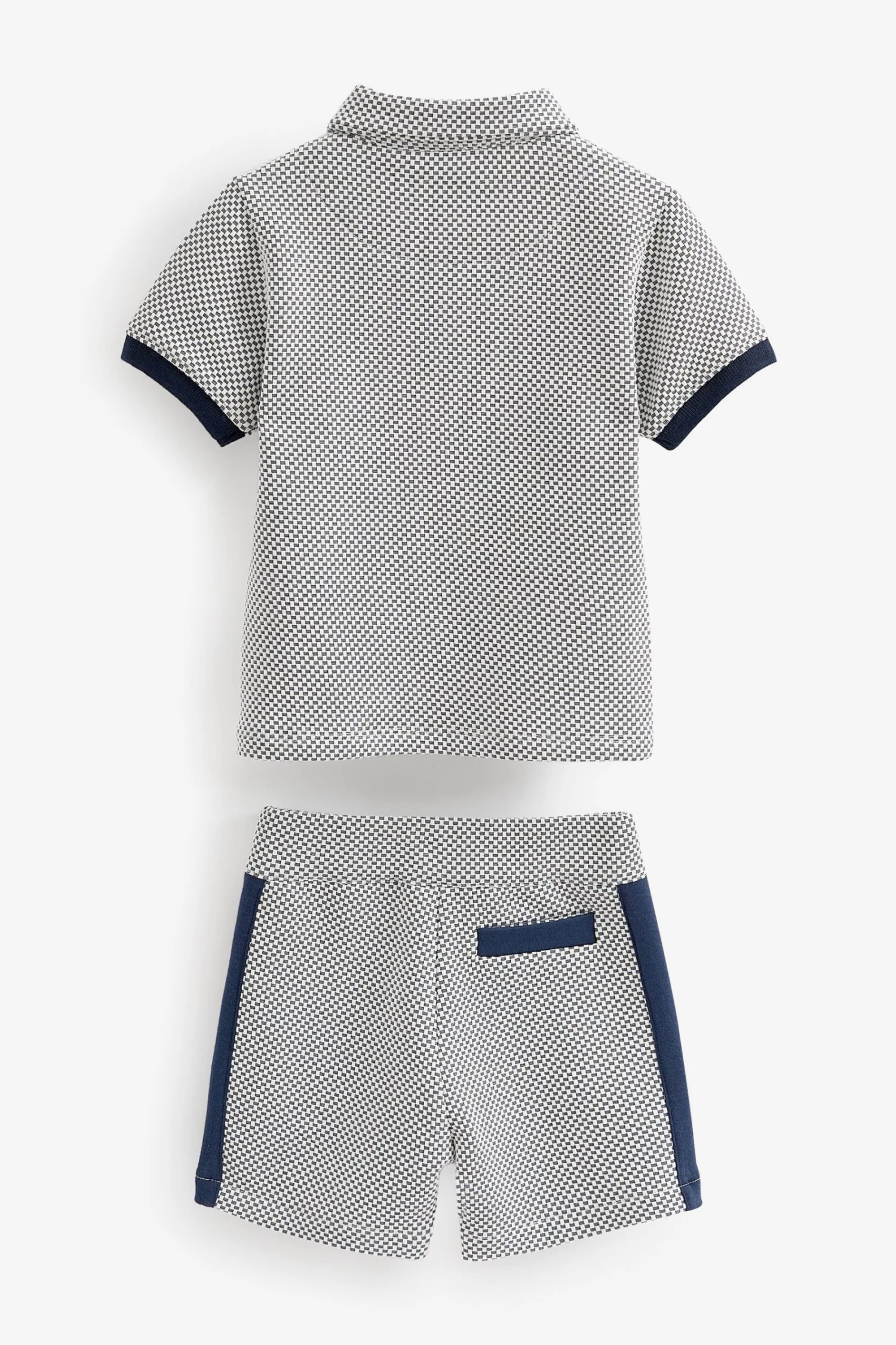 Baker By Ted Baker Blue Polo And Short Set - Image 7