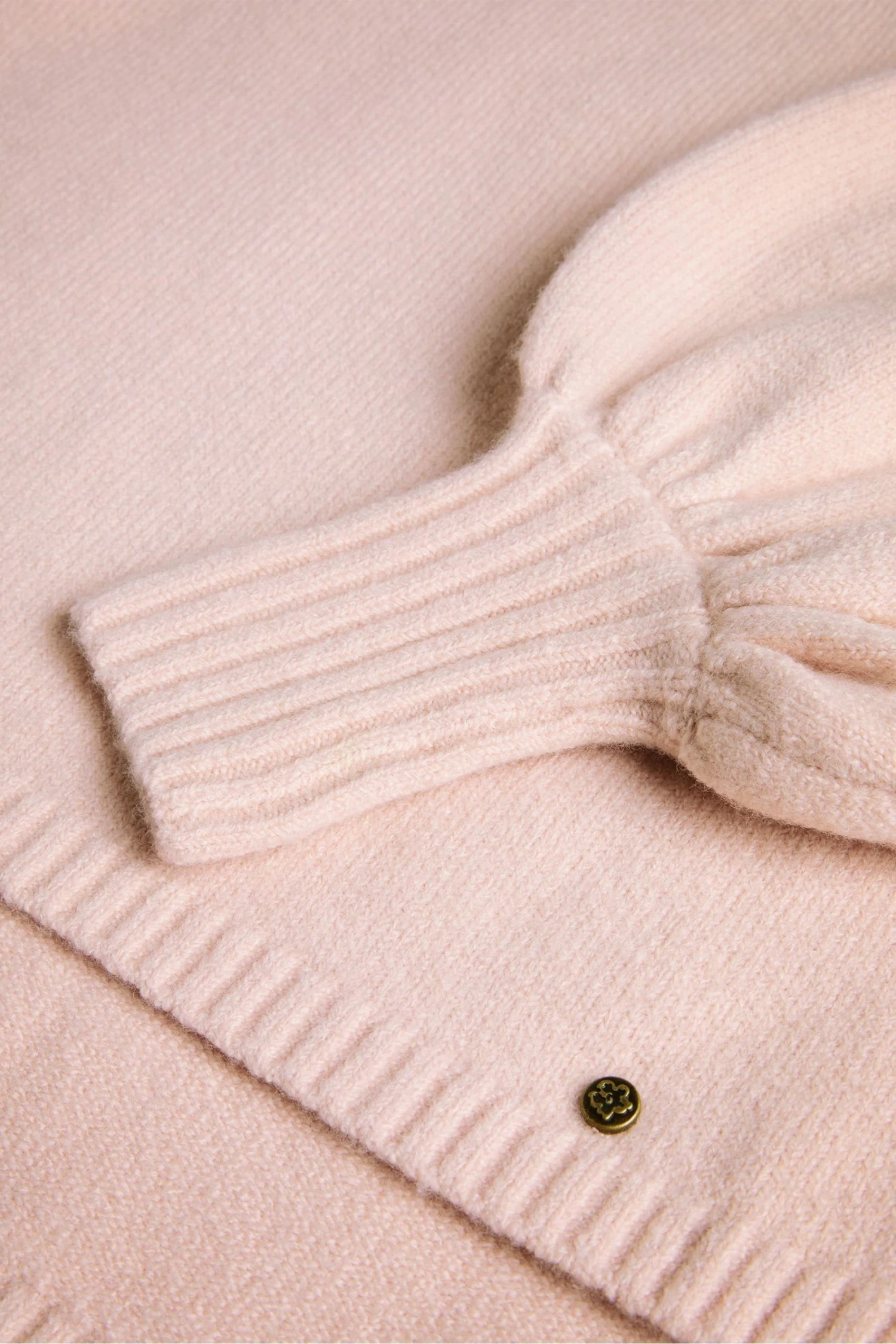 Ted Baker Oversized Dusky Pink Ruby Funnel Neck Sweater - Image 5