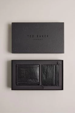 Ted Baker Stevset Black Wallet Cardholder Set