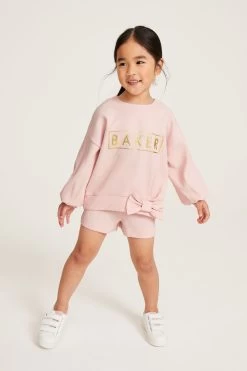 Baker By Ted Baker Pink Top And Short Set
