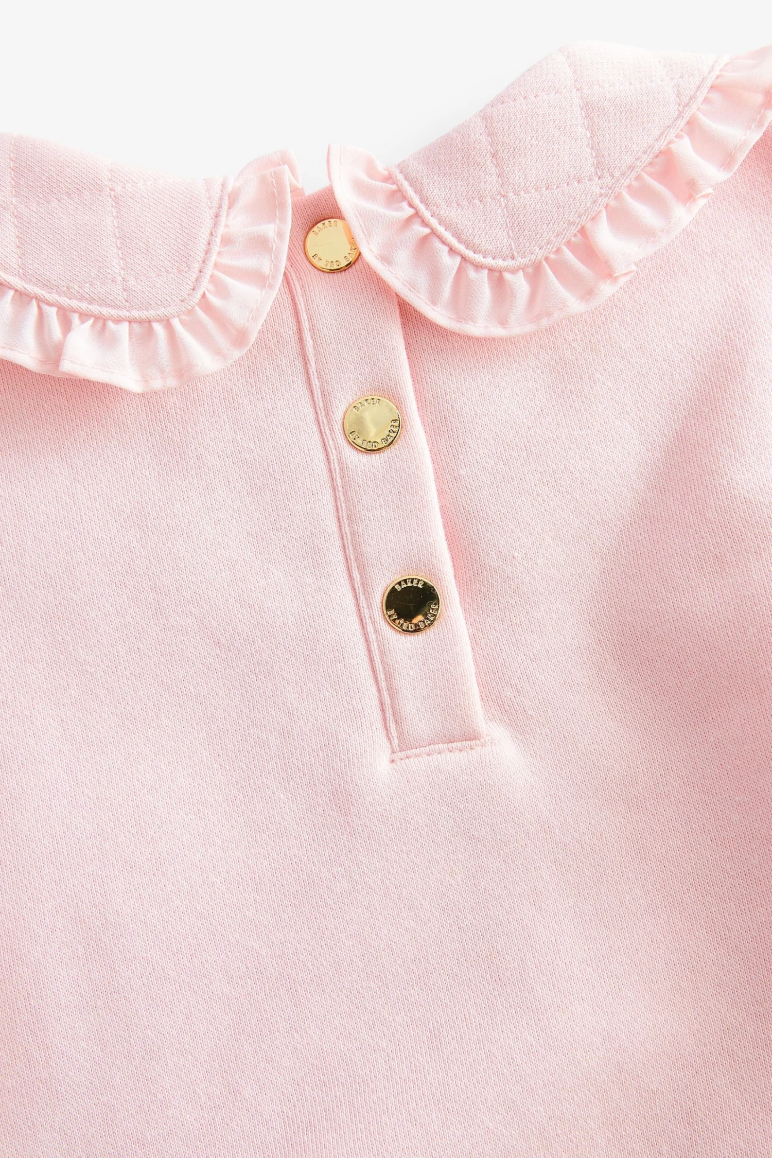 Baker By Ted Baker Pink Leggings And Collar Sweater Set - Image 4