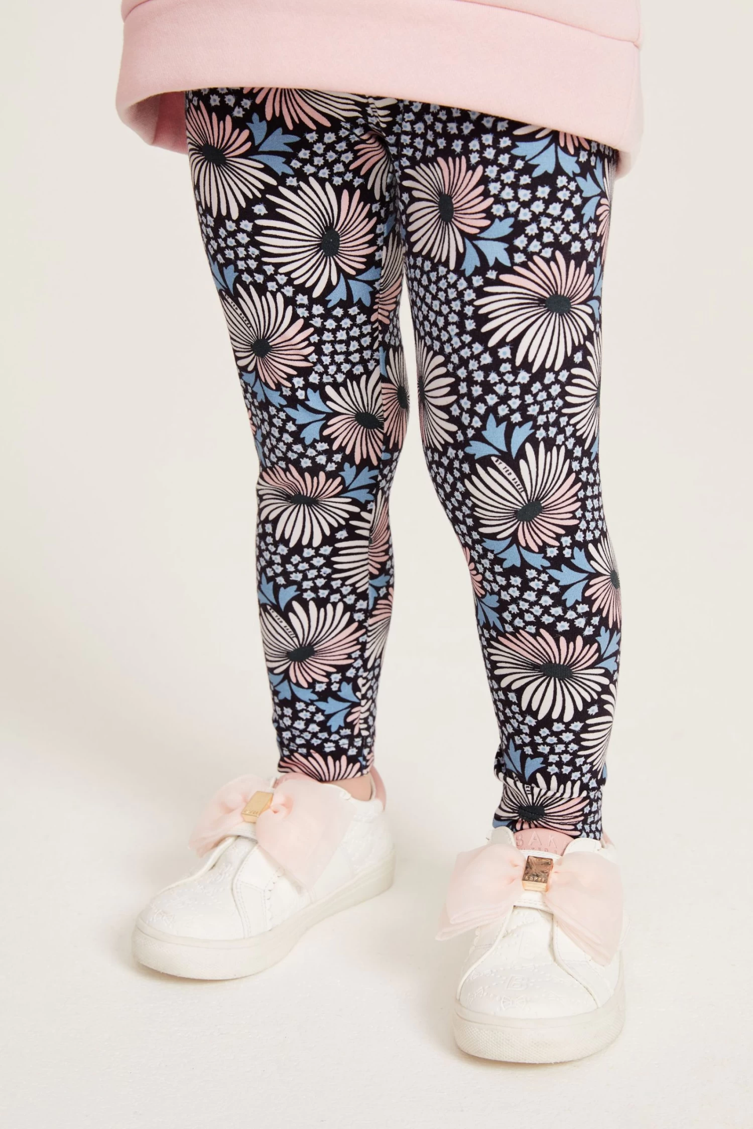 Baker By Ted Baker Pink Leggings And Collar Sweater Set - Image 6