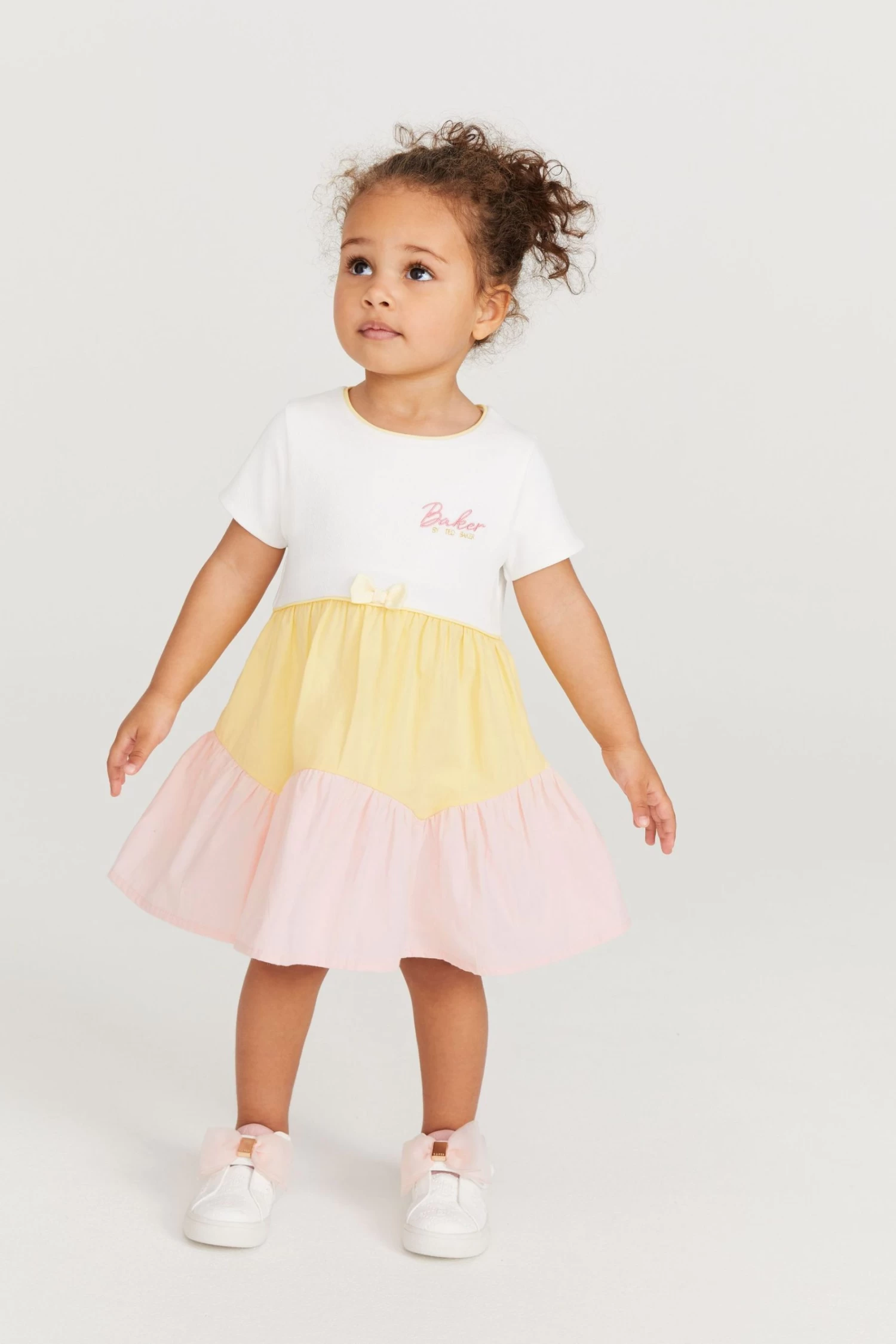 Baker By Ted Baker Pink Colourblock Dress