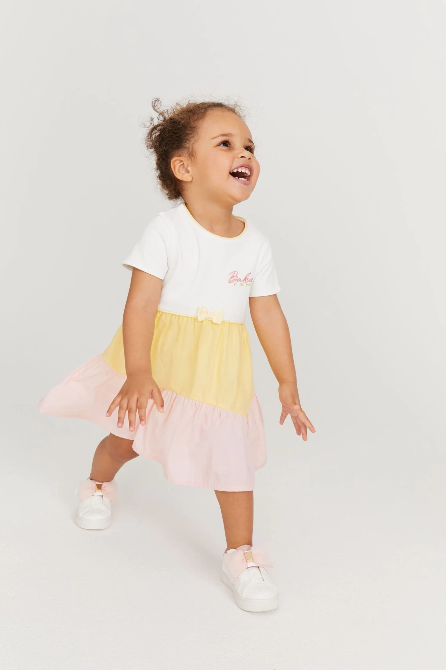 Baker By Ted Baker Pink Colourblock Dress - Image 3