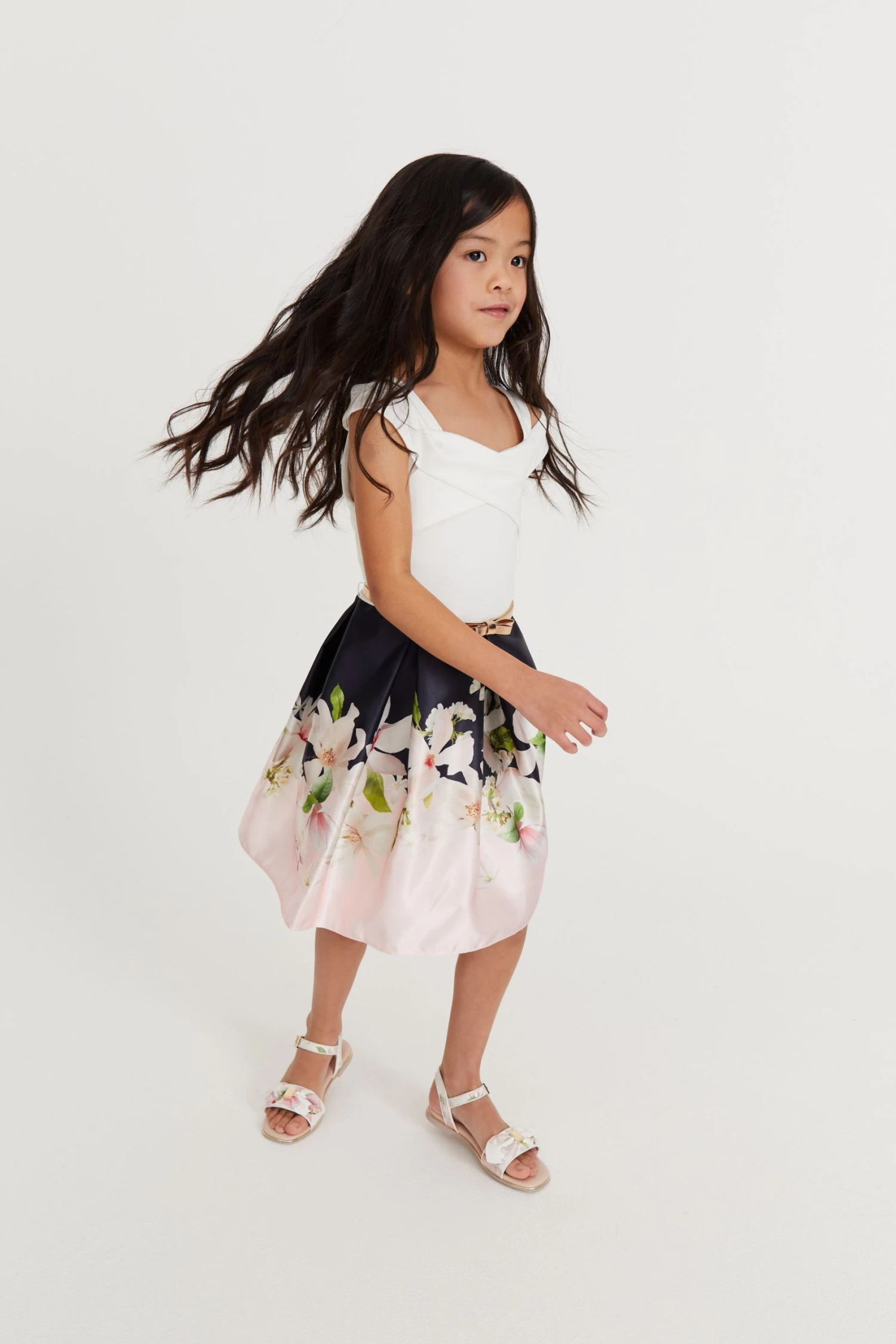 Baker By Ted Baker White Floral Mockable Dress - Image 3