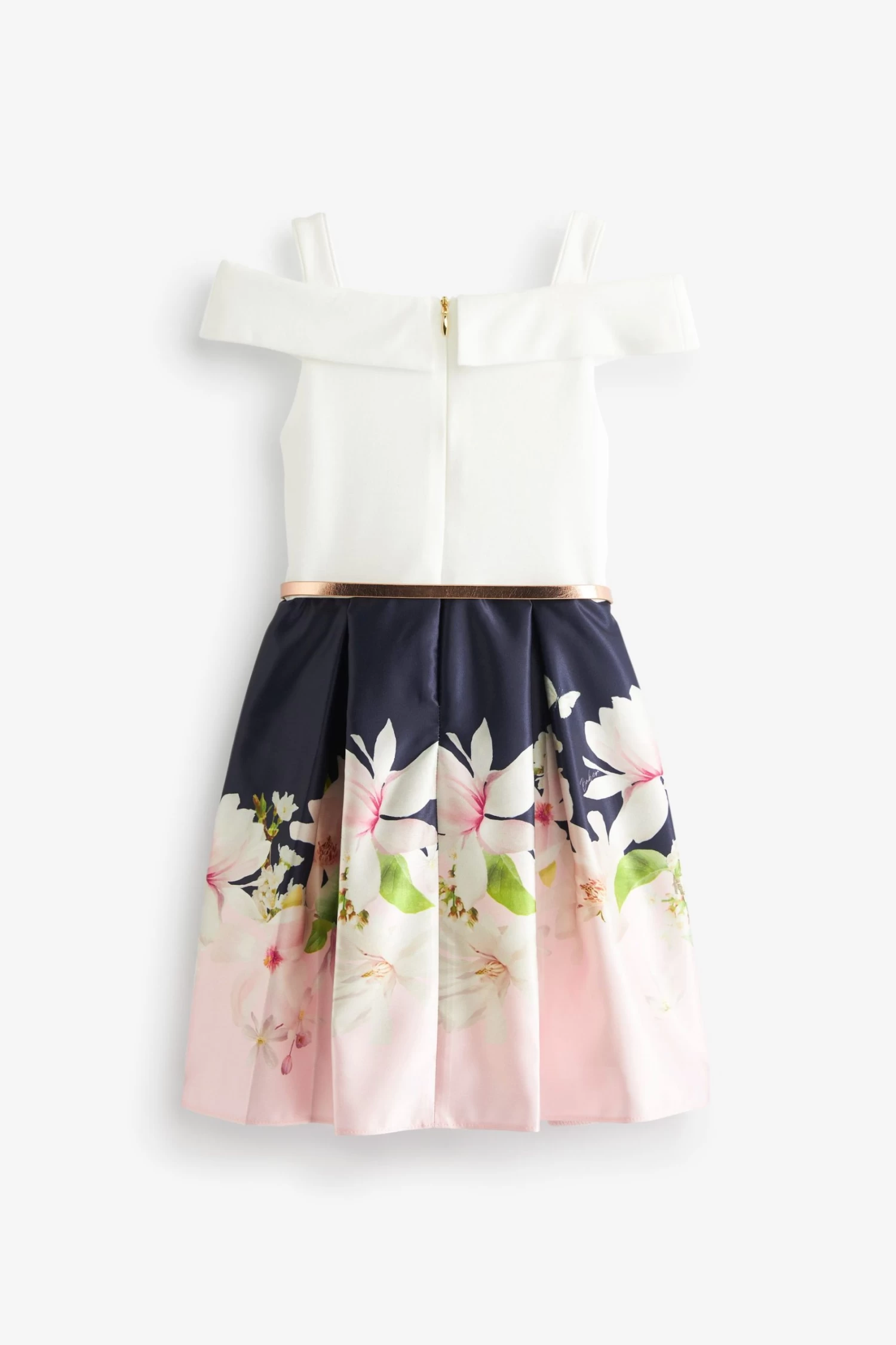 Baker By Ted Baker White Floral Mockable Dress - Image 8
