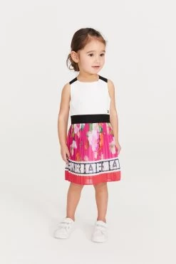Baker By Ted Baker Pink Pleated Mockable Dress