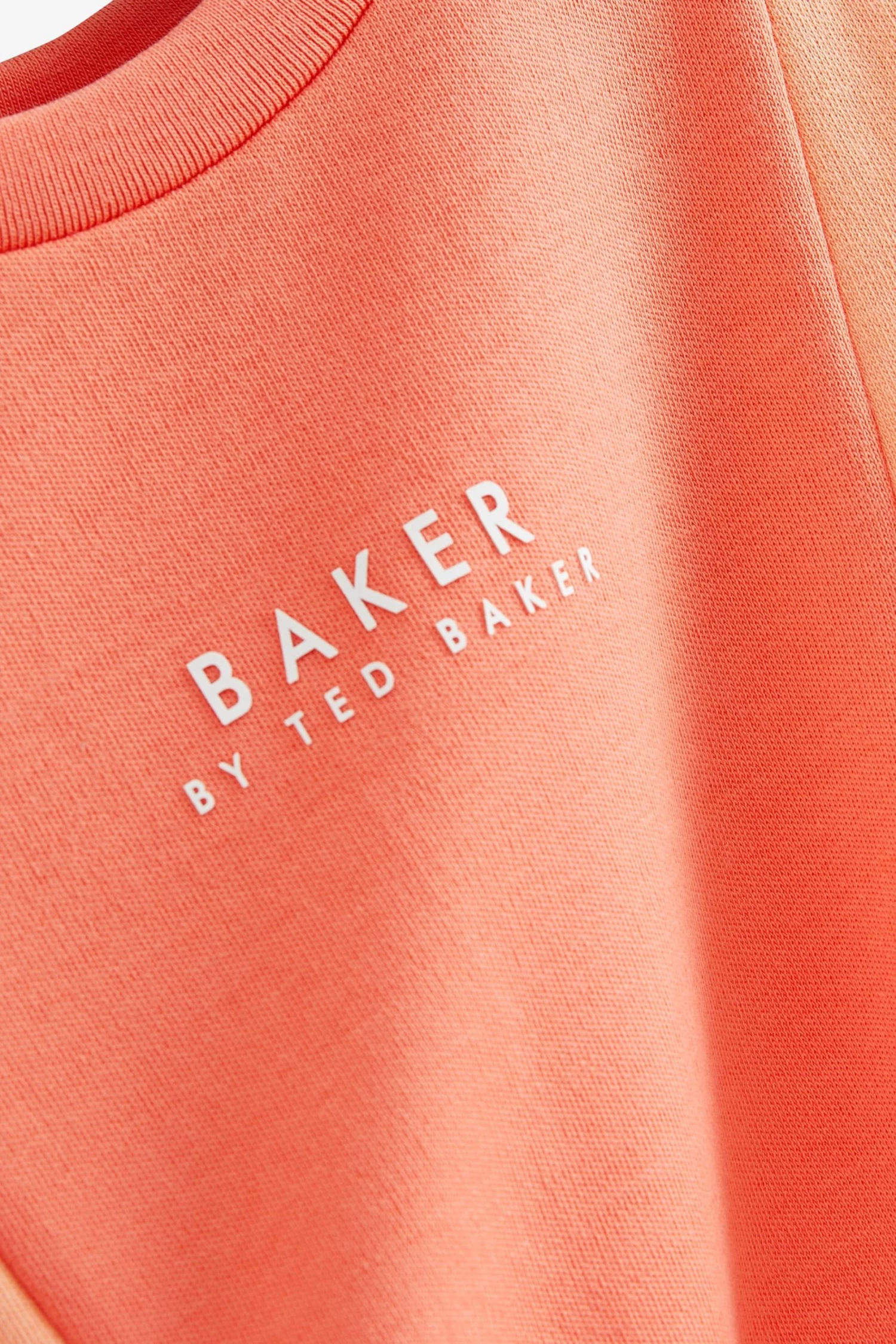 Baker By Ted Baker Orange Colourblock Short And T-Shirt Set - Image 3