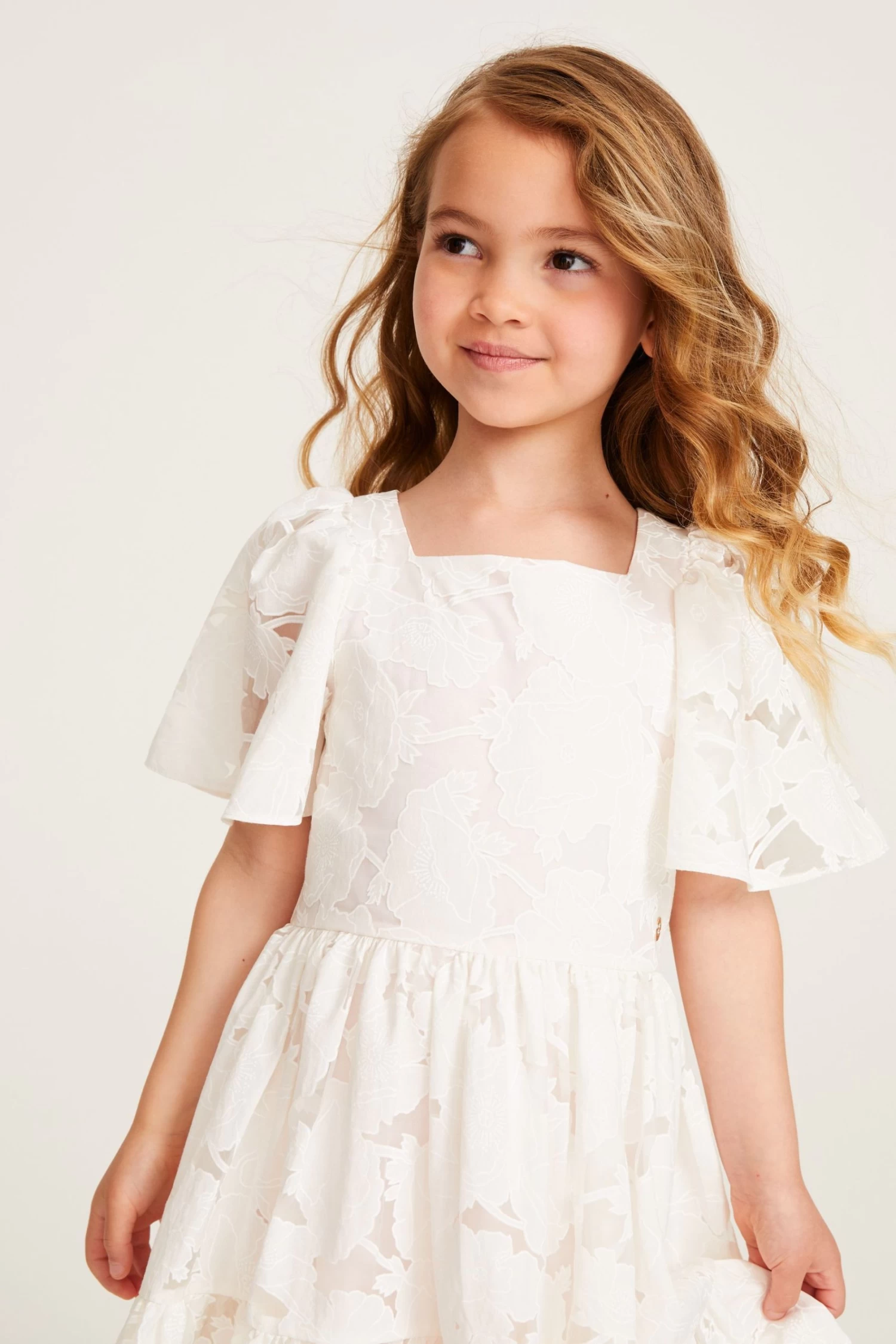 Baker By Ted Baker White Burnout Dress - Image 4