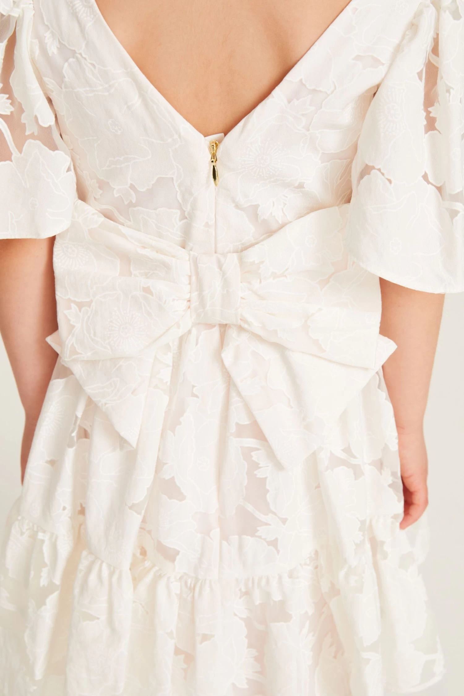 Baker By Ted Baker White Burnout Dress - Image 6