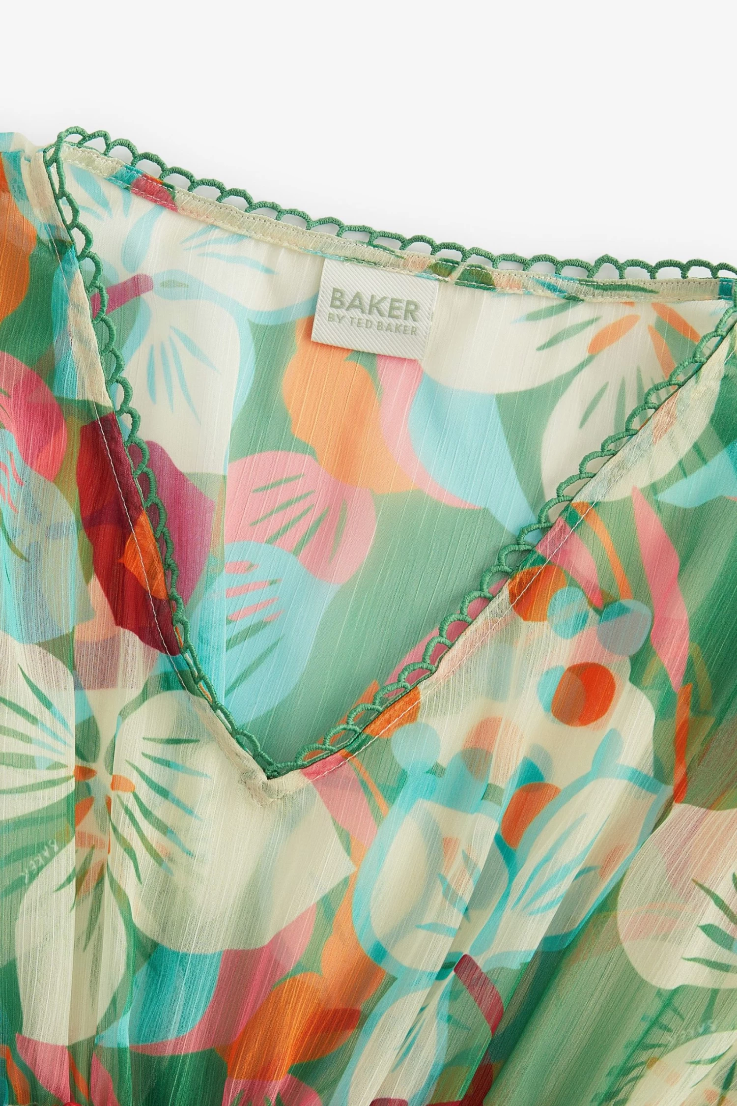 Baker By Ted Baker Green Kaftan - Image 4