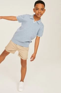 Baker By Ted Baker Knitted Polo Shirt