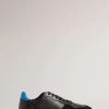 Ted Baker Barkerl Black Leather And Suede Sneakers