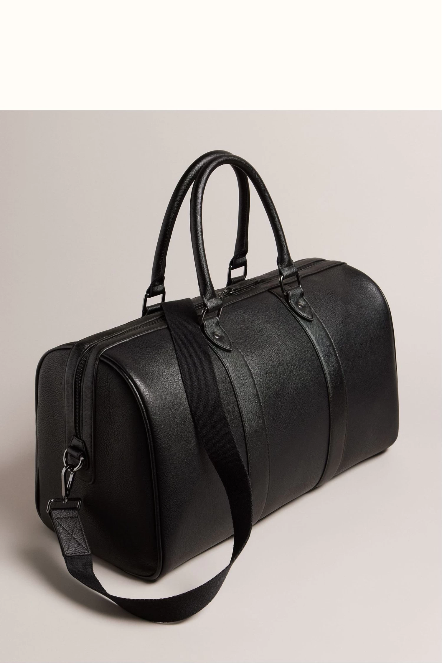 Ted Baker Waylin House Check PU Black Holdall - Image 2