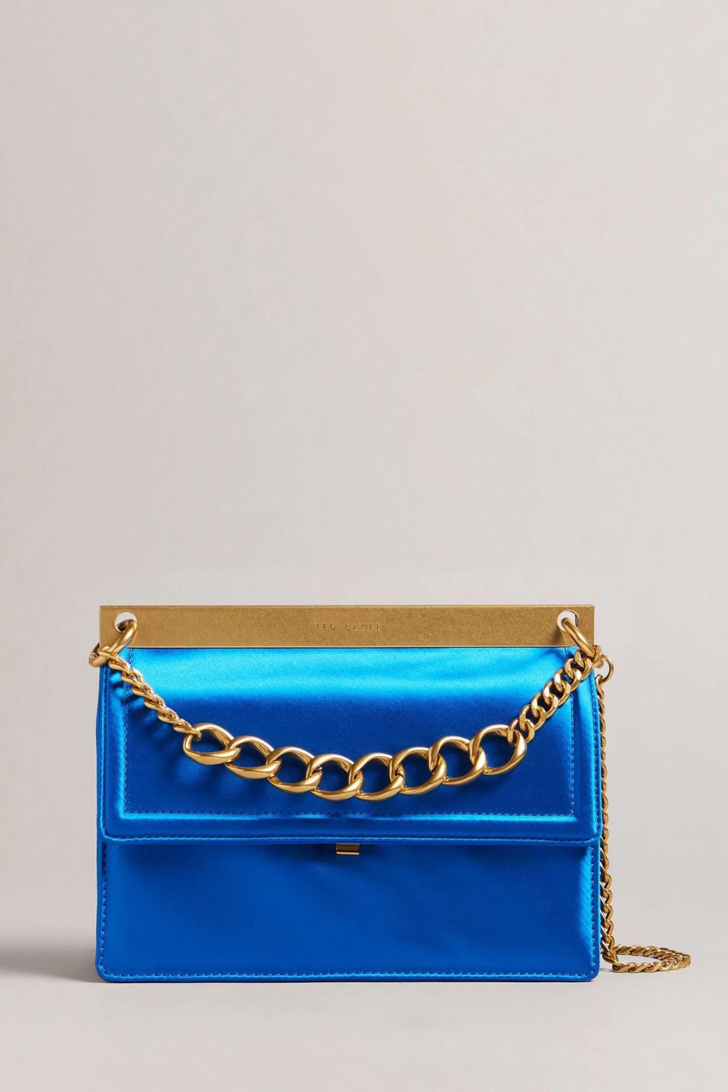 Ted Baker Mini Blue Kialynn Chunky Chain Shoulder Bag