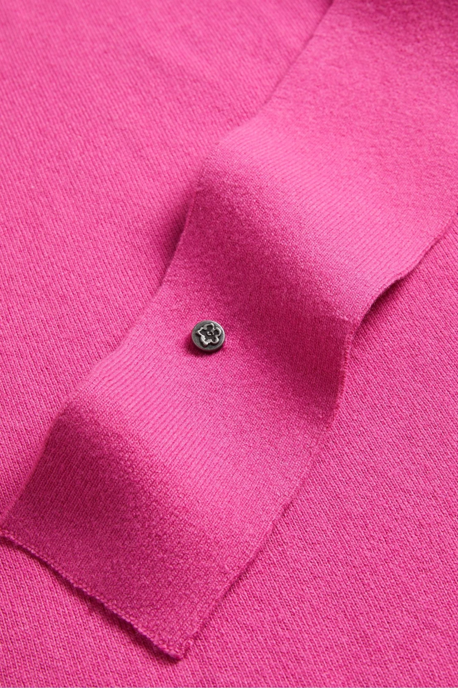 Ted Baker Pink Essya Slouchy Tie Front Midi Knit Dress - Image 4