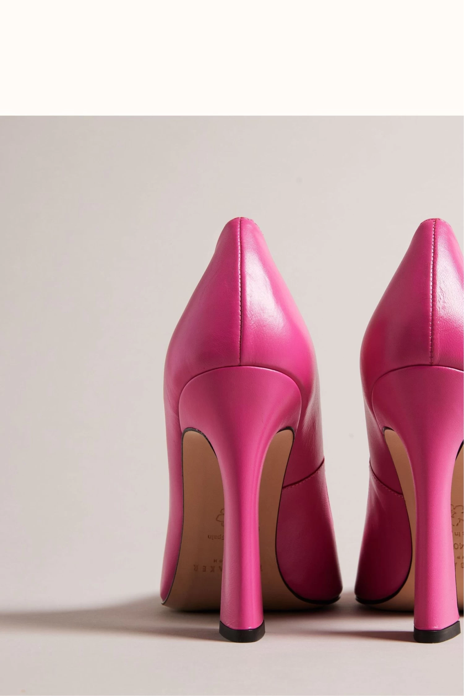 Ted Baker Pink Teyma Leather Court Shoes - Image 4