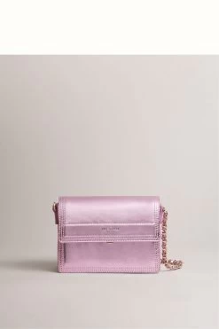 Ted Baker Pink Libbe Metallic Cross-Body Bag