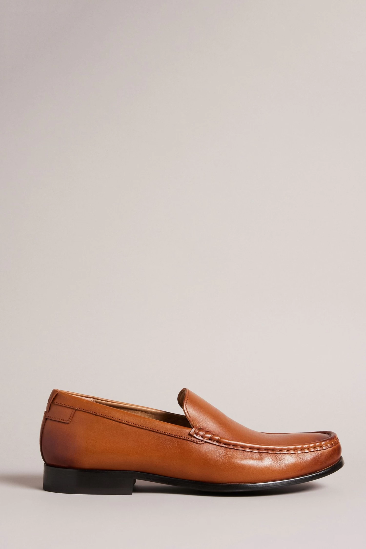 Ted Baker Natural Labi Leather Penny Loafers