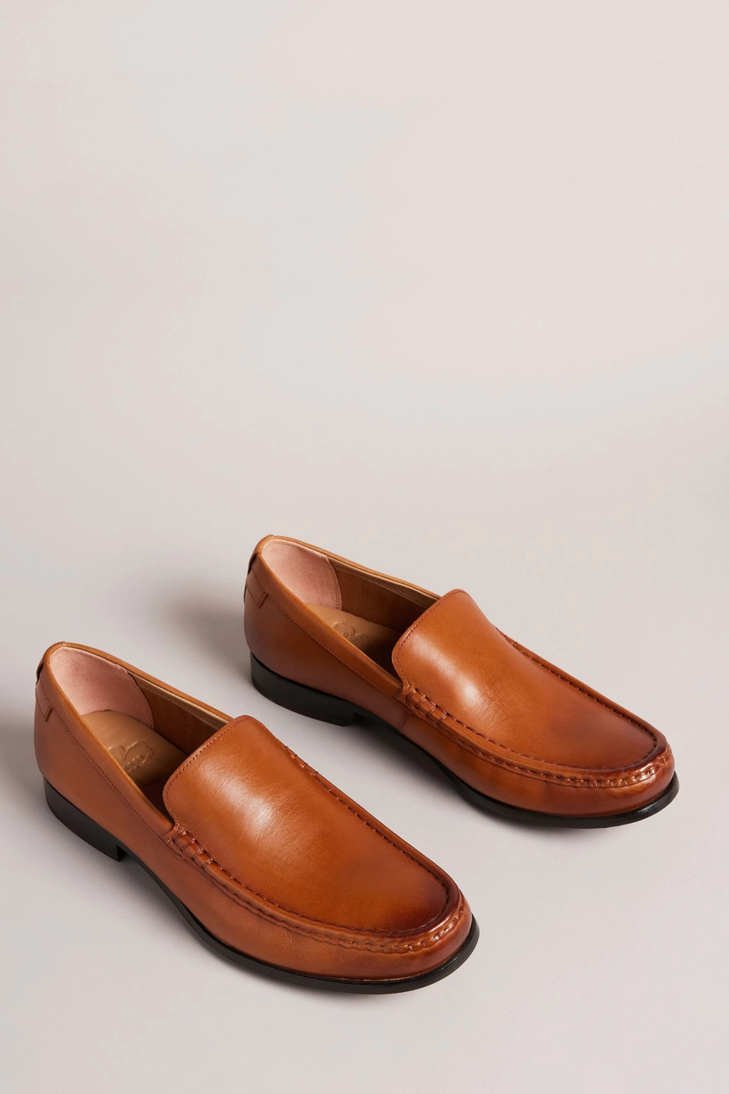 Ted Baker Natural Labi Leather Penny Loafers - Image 2