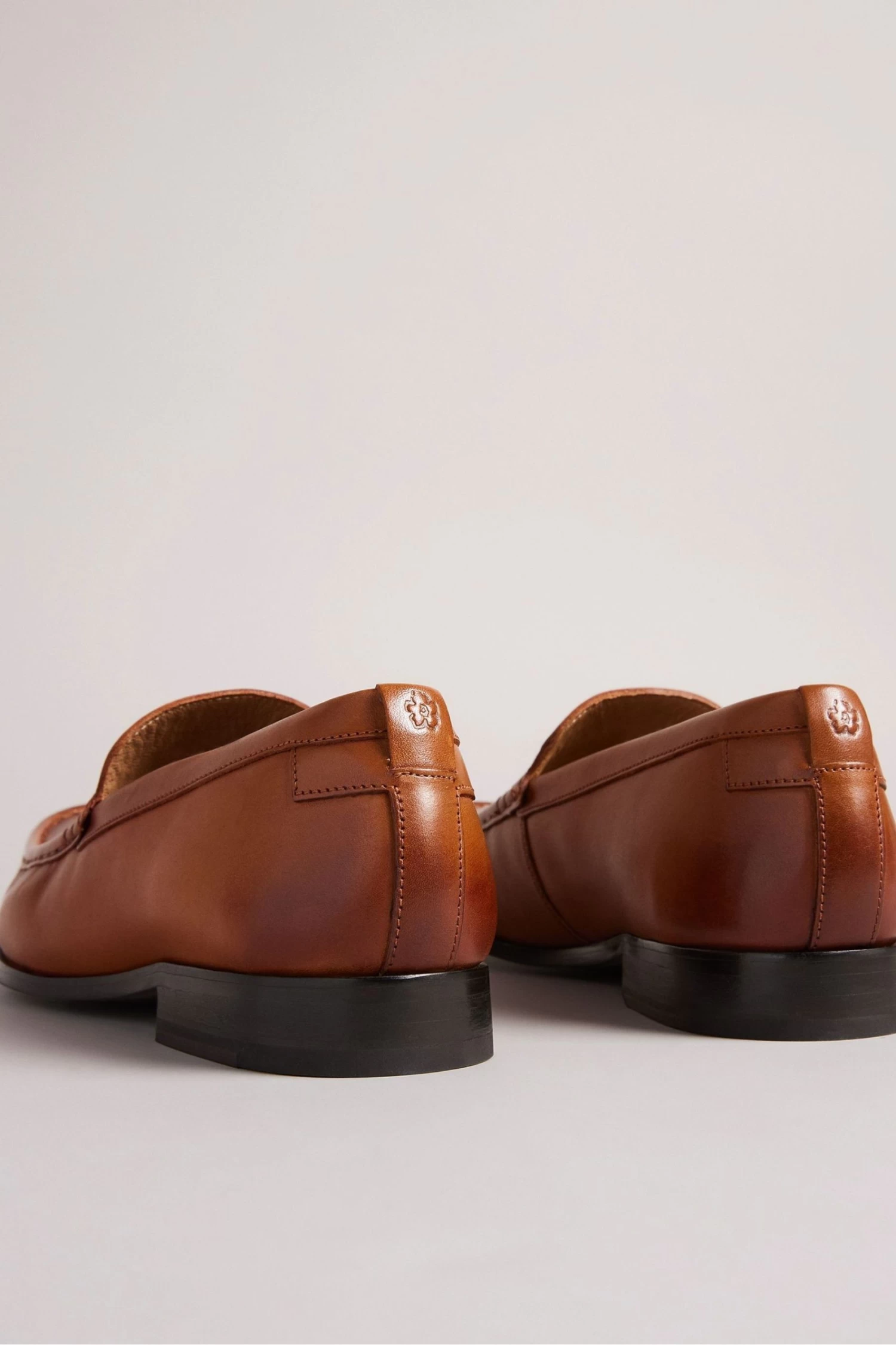 Ted Baker Natural Labi Leather Penny Loafers - Image 3