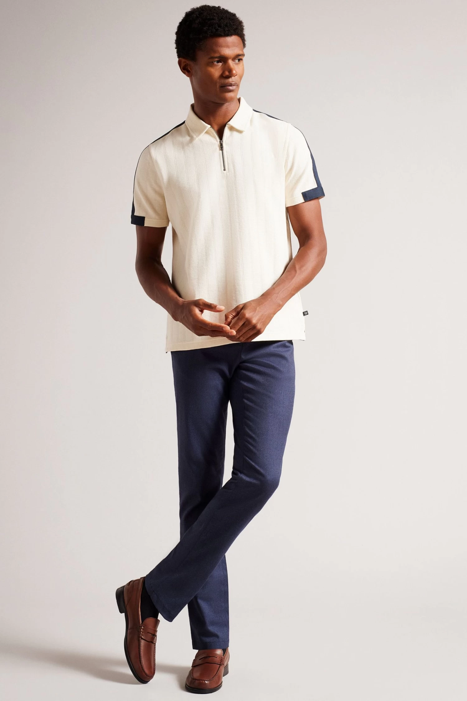 Ted Baker Tirymew Waxy Penny Brown Leather Loafers - Image 5