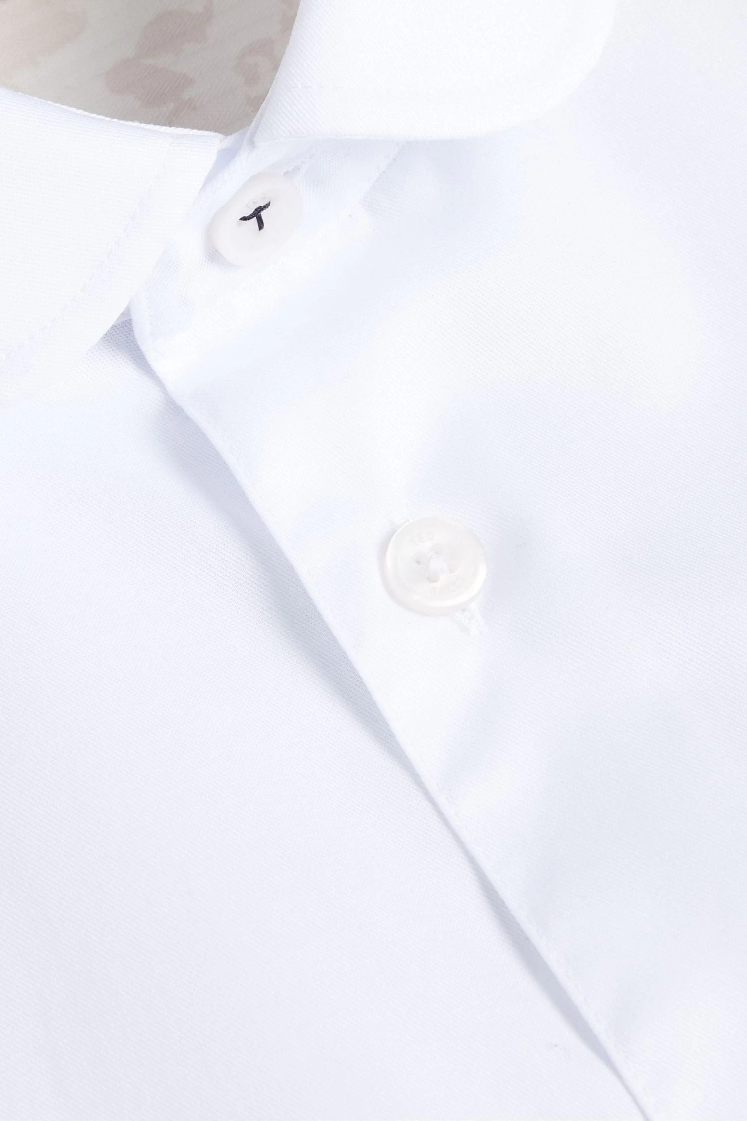 Ted Baker Witfor Long Sleeve Rounded Collar White Shirt - Image 5