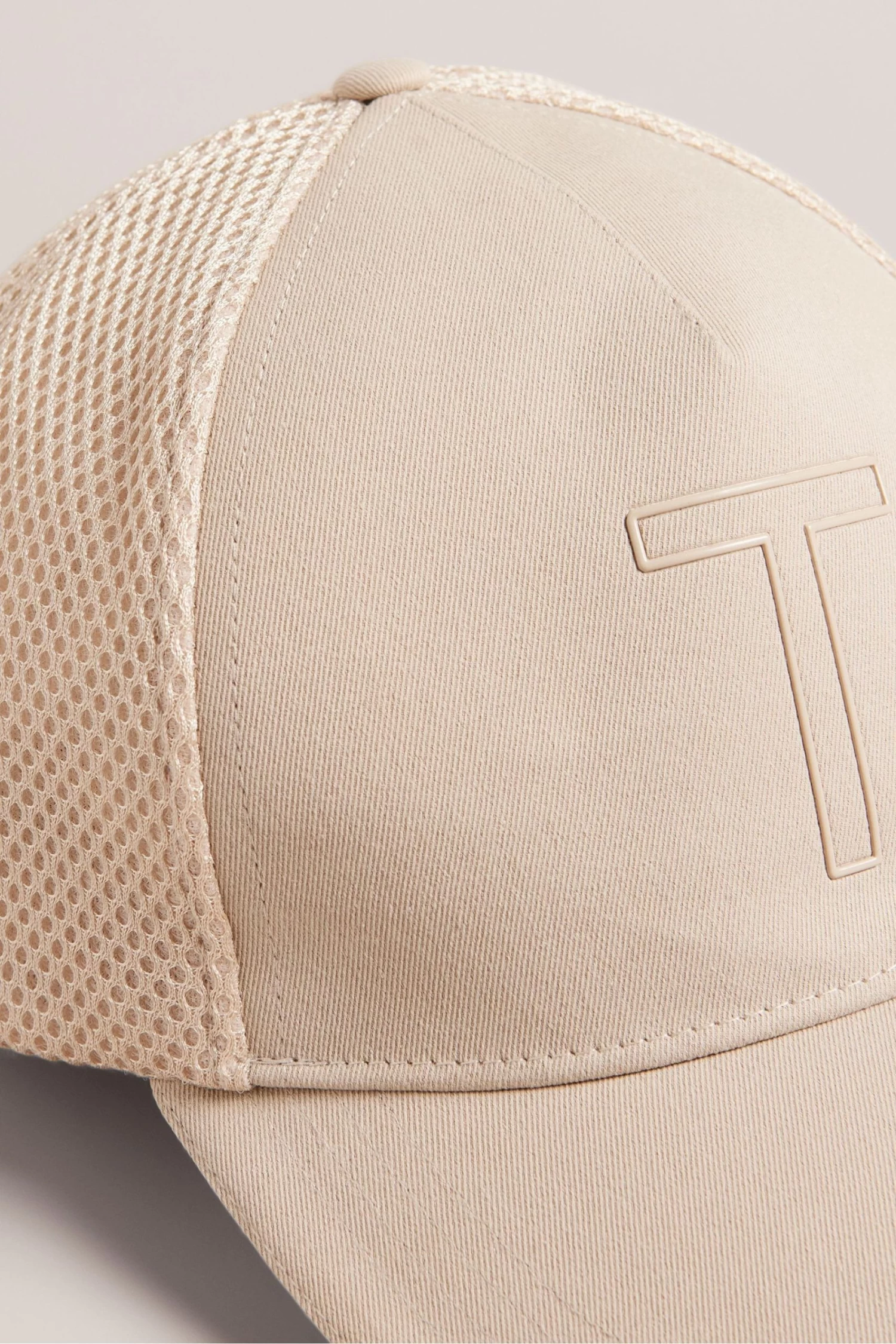 Ted Baker Natural Ehtanee Camel Mesh And Cotton T Cap - Image 3