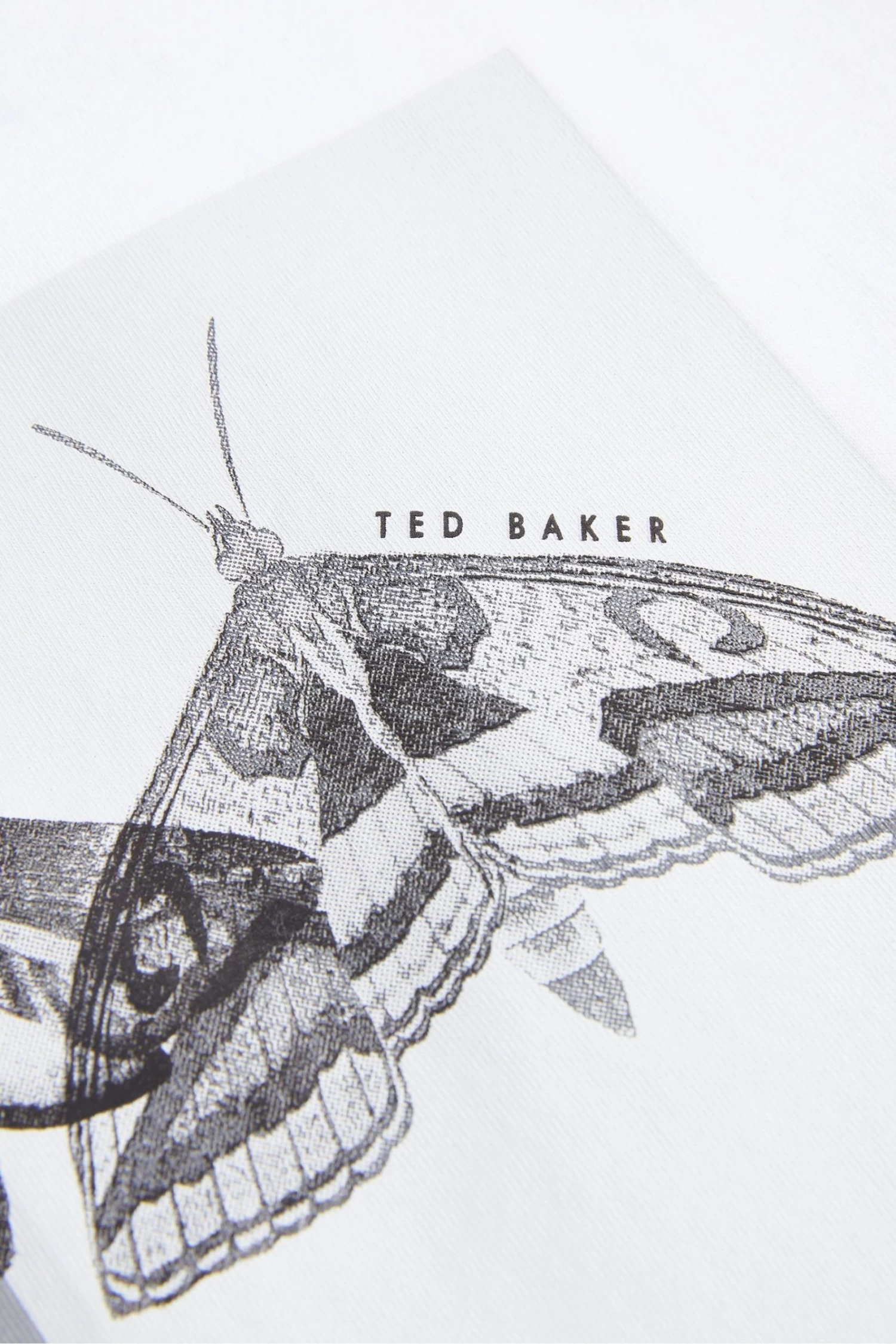 Ted Baker Rewild Short Sleeve Regular Printed White T-Shirt - Image 5